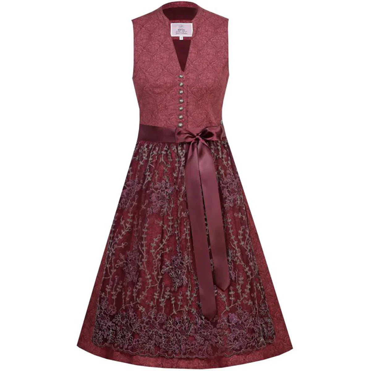 MarJo Dirndl V-Ausschnitt – modernes Damen-Dirndl