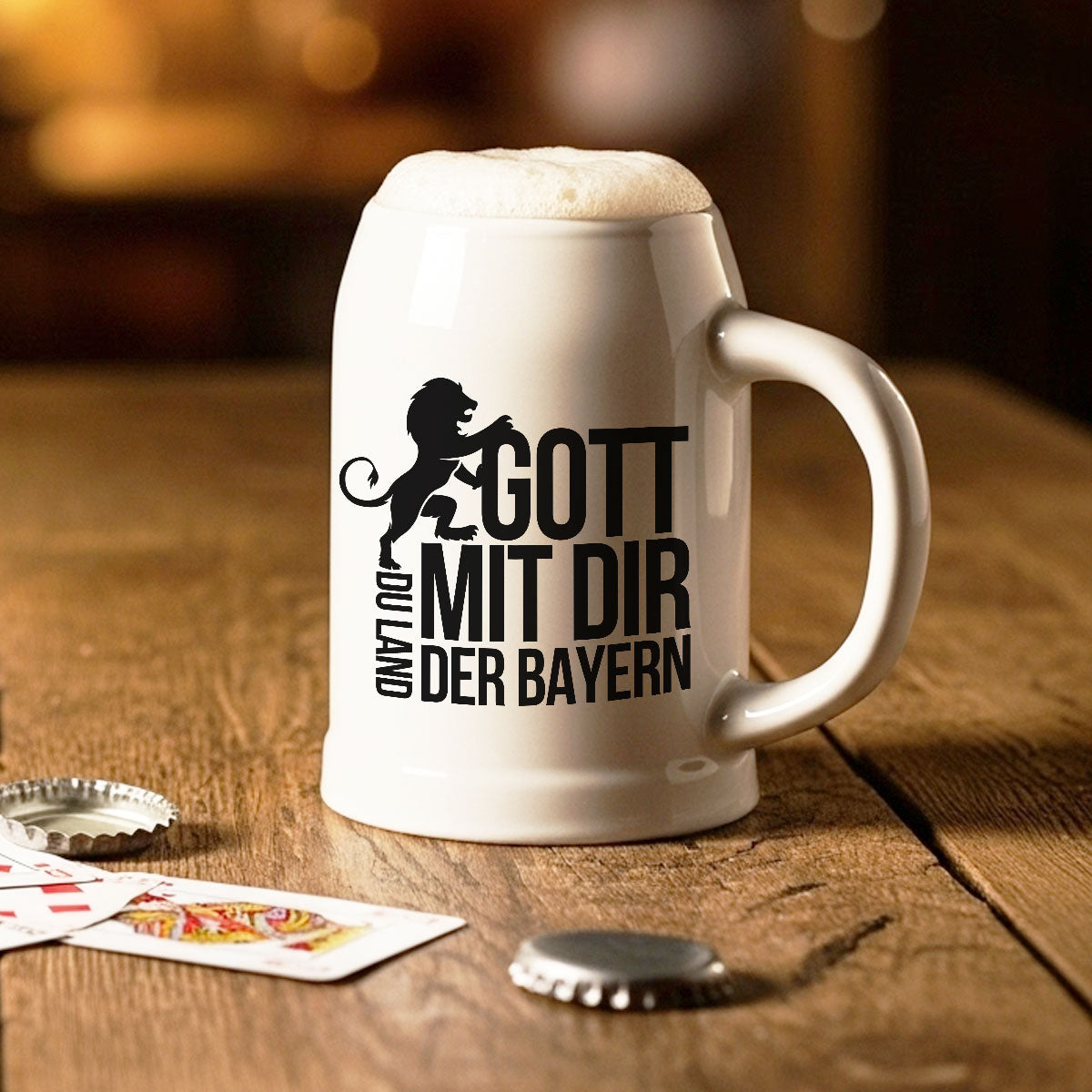Gott mit Dir du Land der Bayern Bierkrug 0,5L