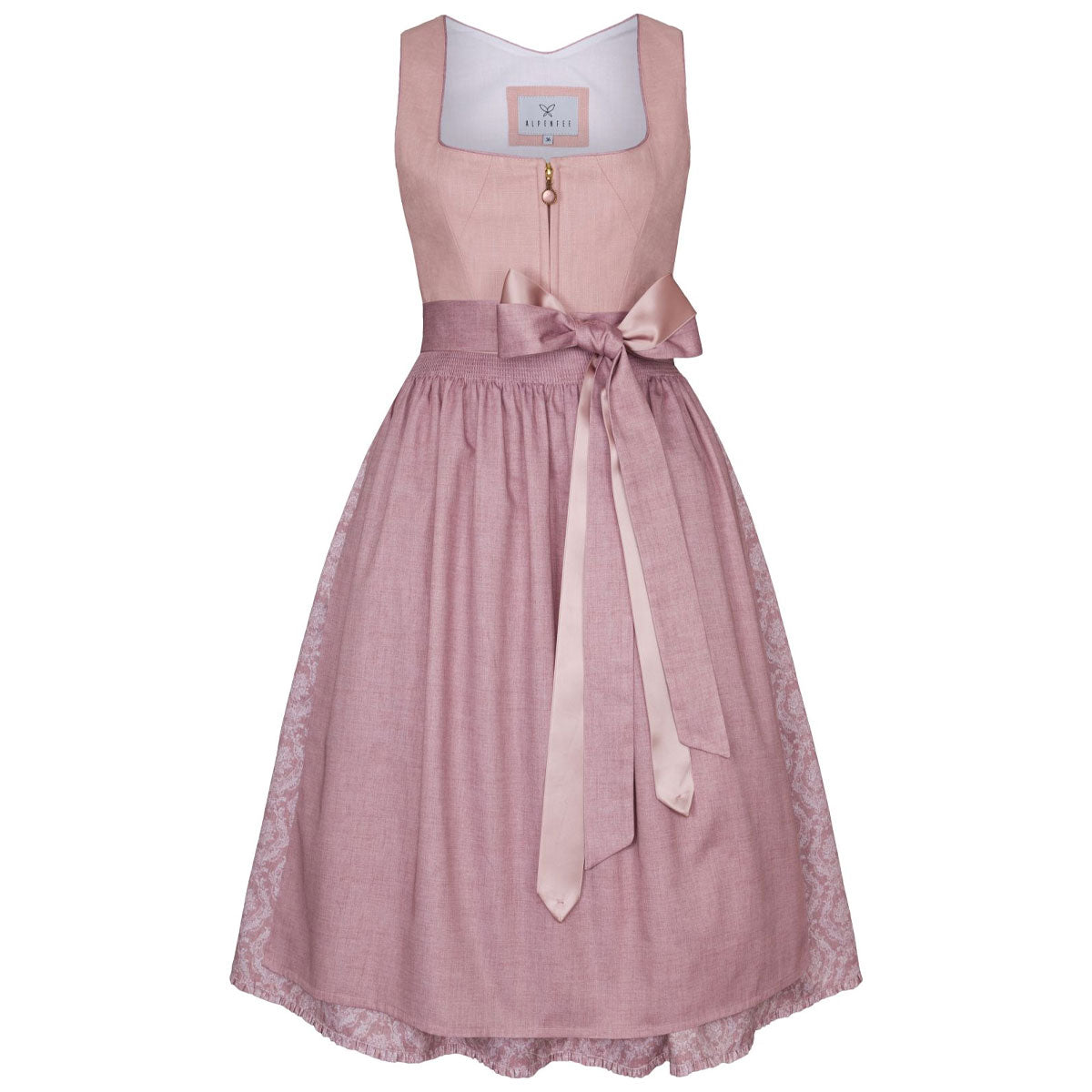 Alpenfee Dirndl Alena Rosa 70cm - Datschi Trachten