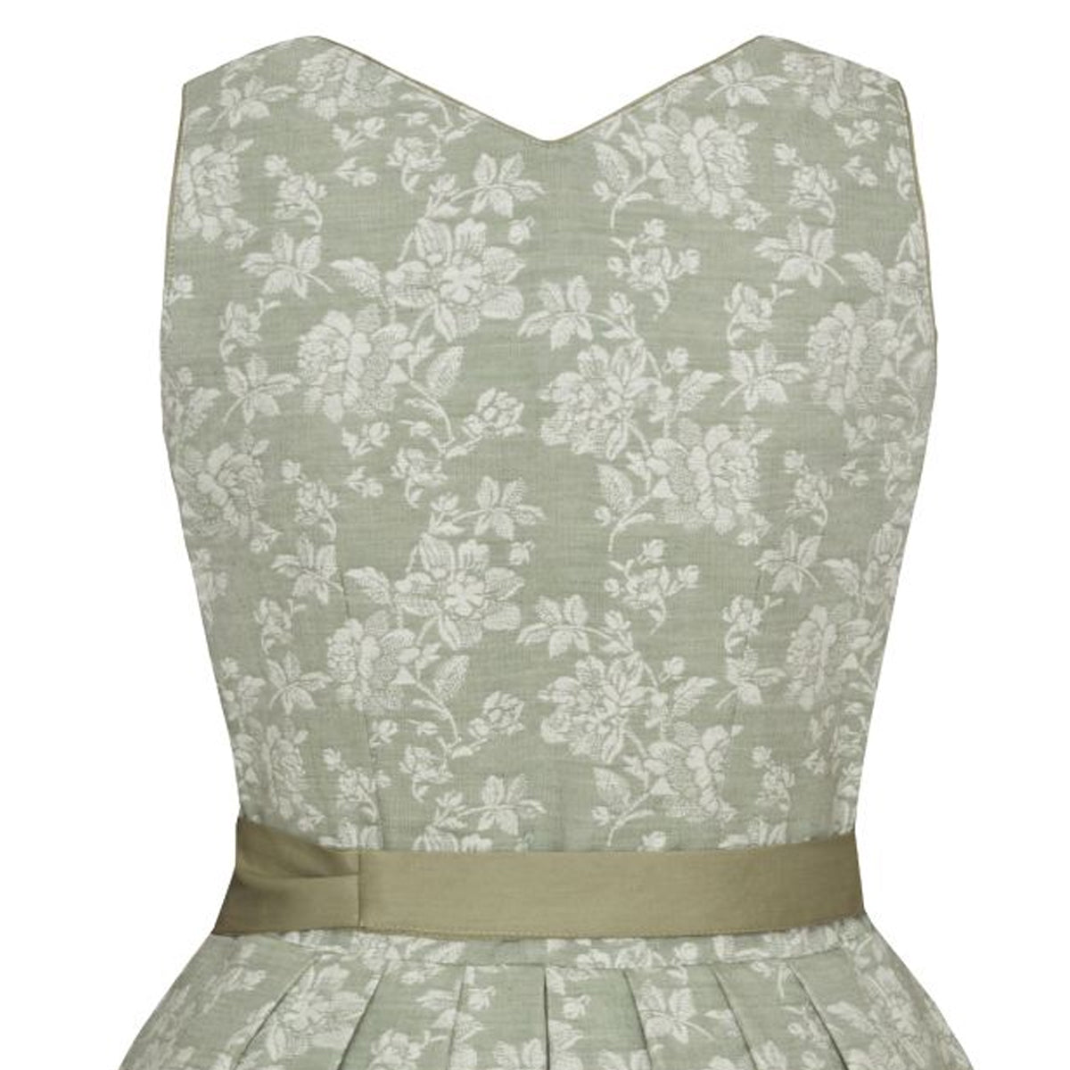 Alpenfee Dirndl Alma Mint Grün Blumenmuster 70cm - Datschi Trachten