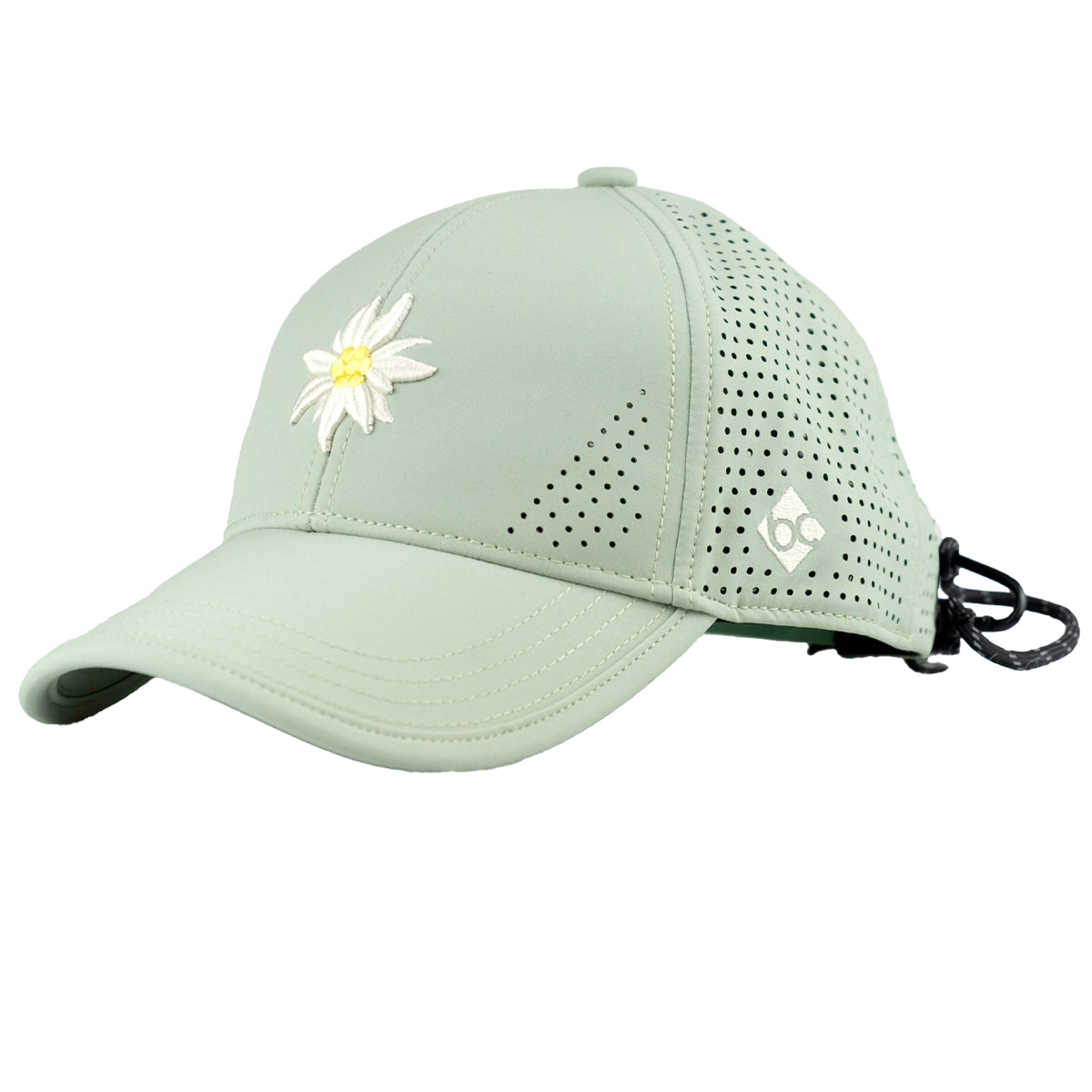 Bavarian Caps Edelweiß Outdoor Cap Hellgrün Gebogen - Datschi Trachten