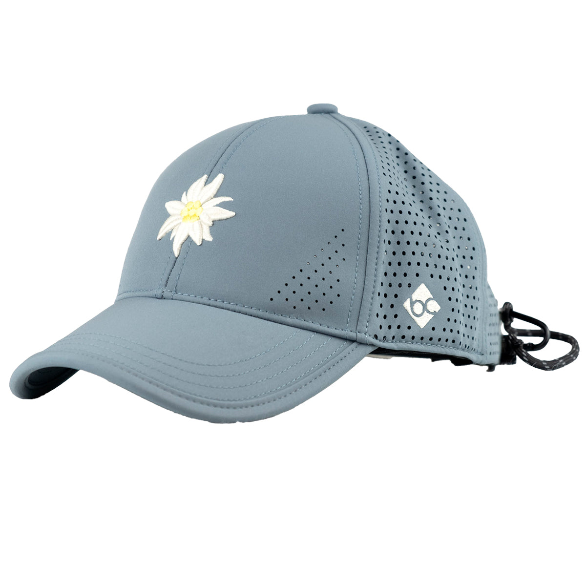 Edelweiß Outdoor Cap in Grau-Blau von Bavarian Caps Edelweiß Outdoor Cap in Grau-Blau von Bavarian Caps