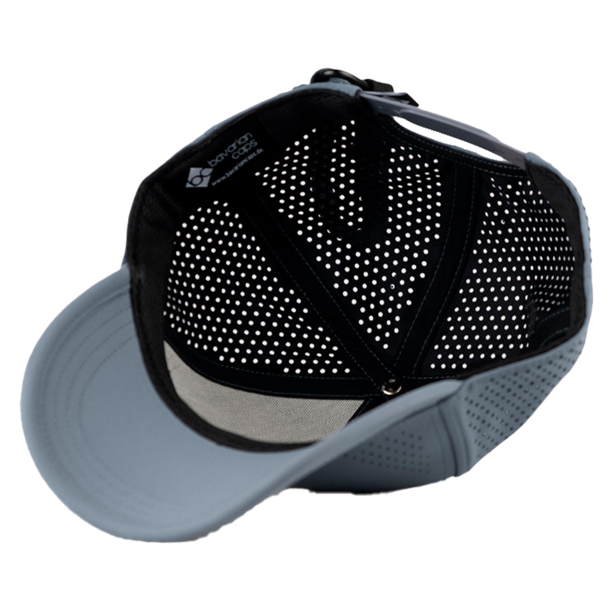 Bavarian Caps Edelweiß Outdoor Cap Grau Blau Gebogen - Datschi Trachten