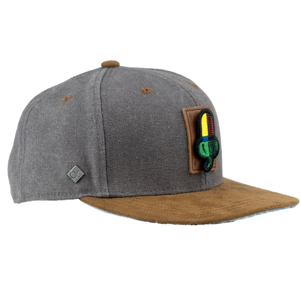 Bavarian Caps Schafkopf Cap Dunkelgrau Wechselpatch - Datschi Trachten