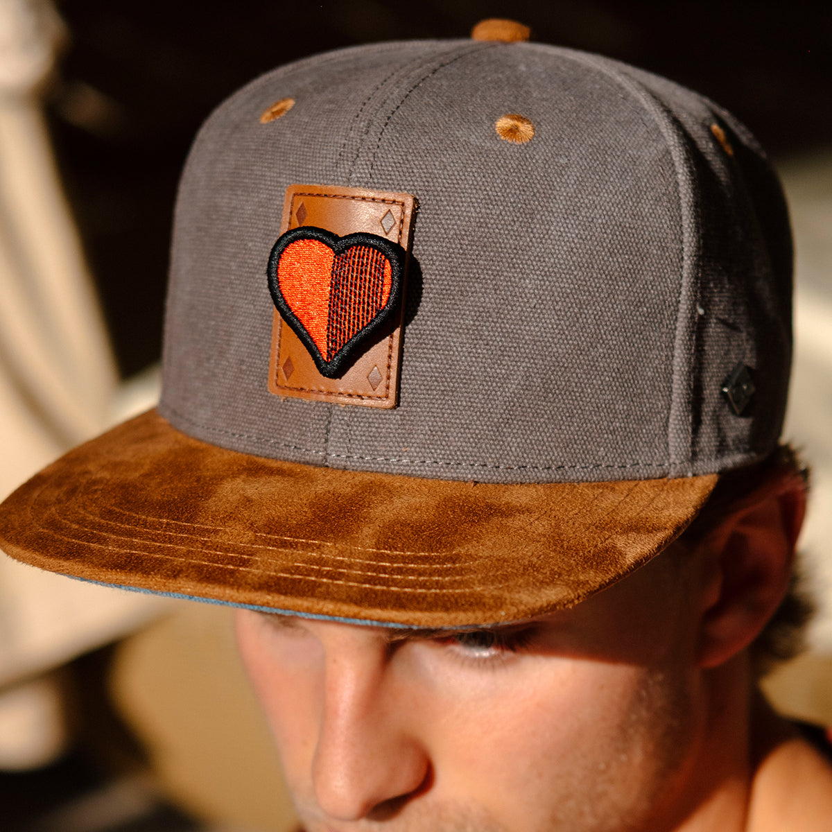 Bavarian Caps Schafkopf Cap Dunkelgrau Wechselpatch - Datschi Trachten