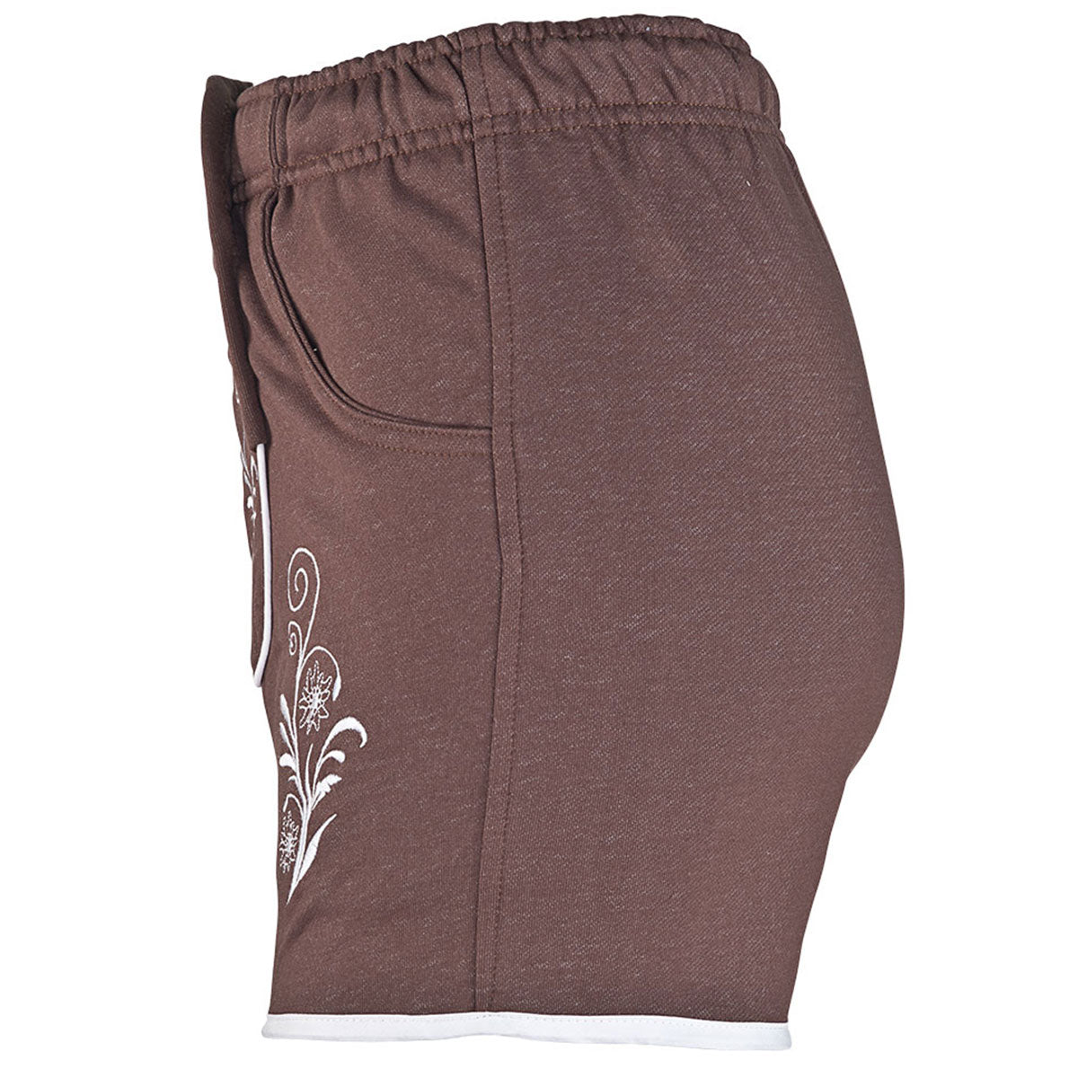 Damen Lederhosen Jogginghose Kurz Braun - Datschi Trachten