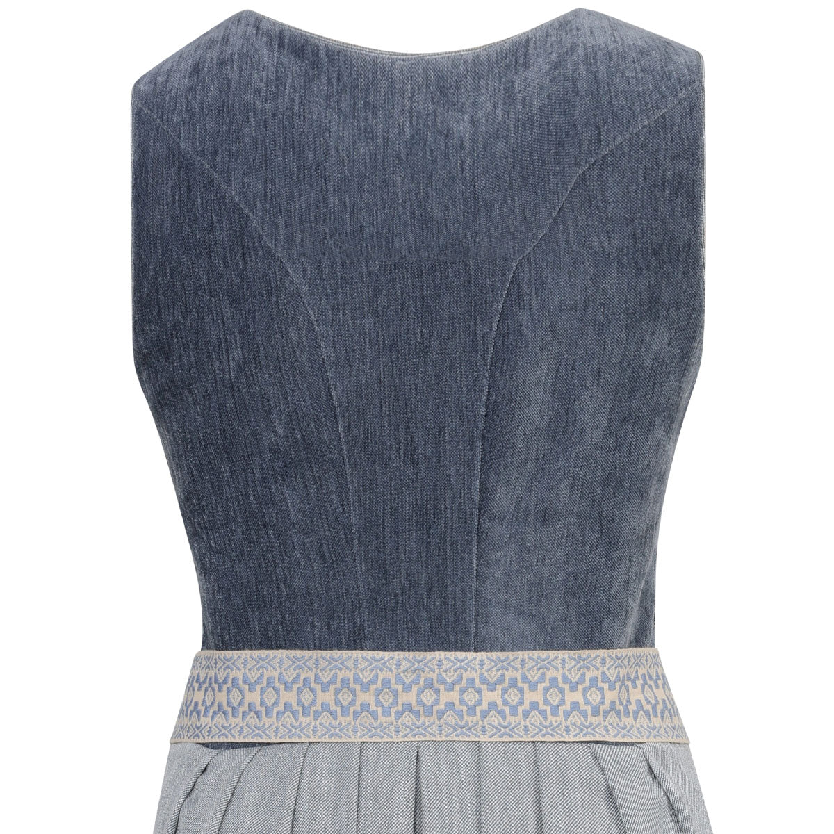 MarJo Dirndl Leopoldsdorf Vintage Himmelblau 70 cm - Datschi Trachten