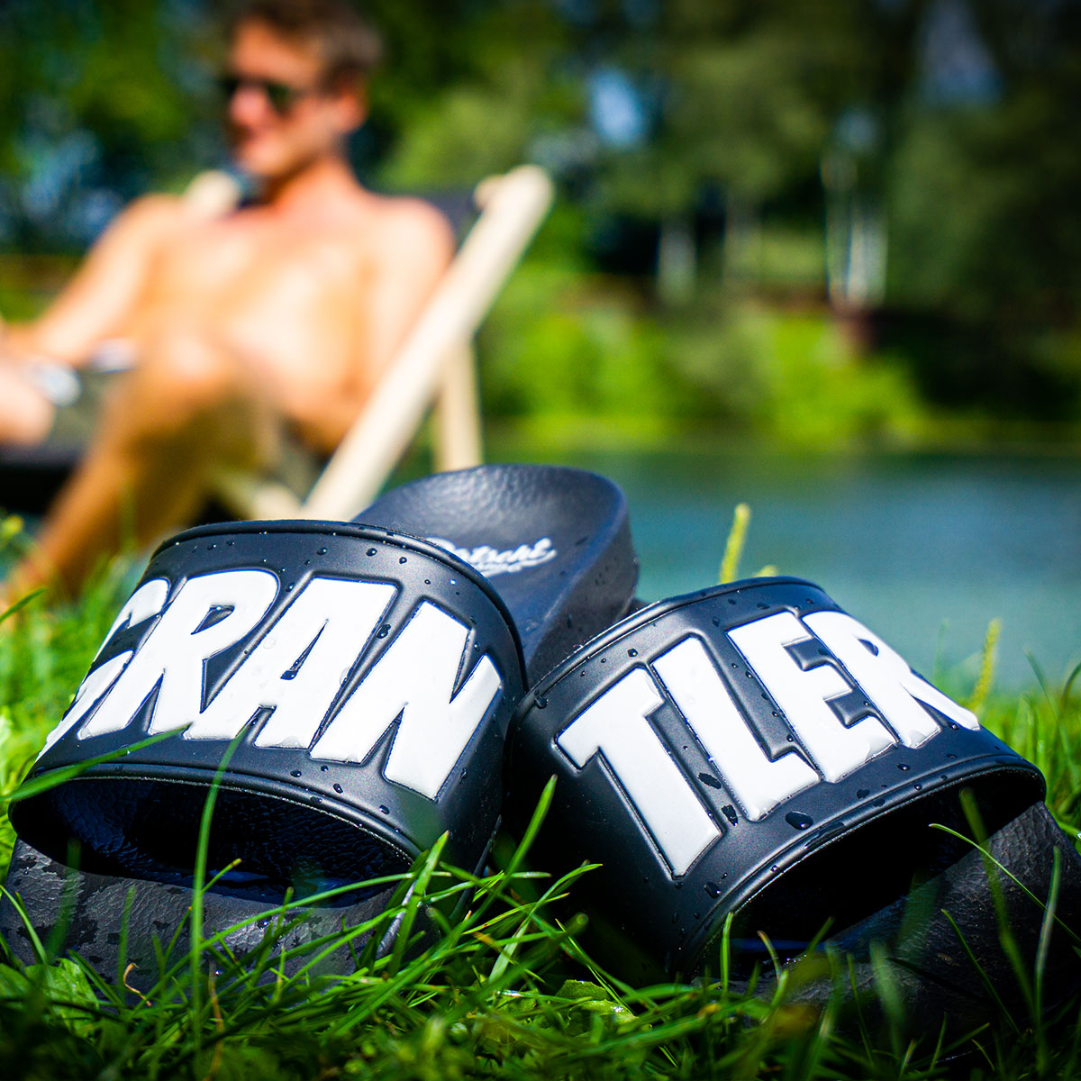 Badelatschen Grantler