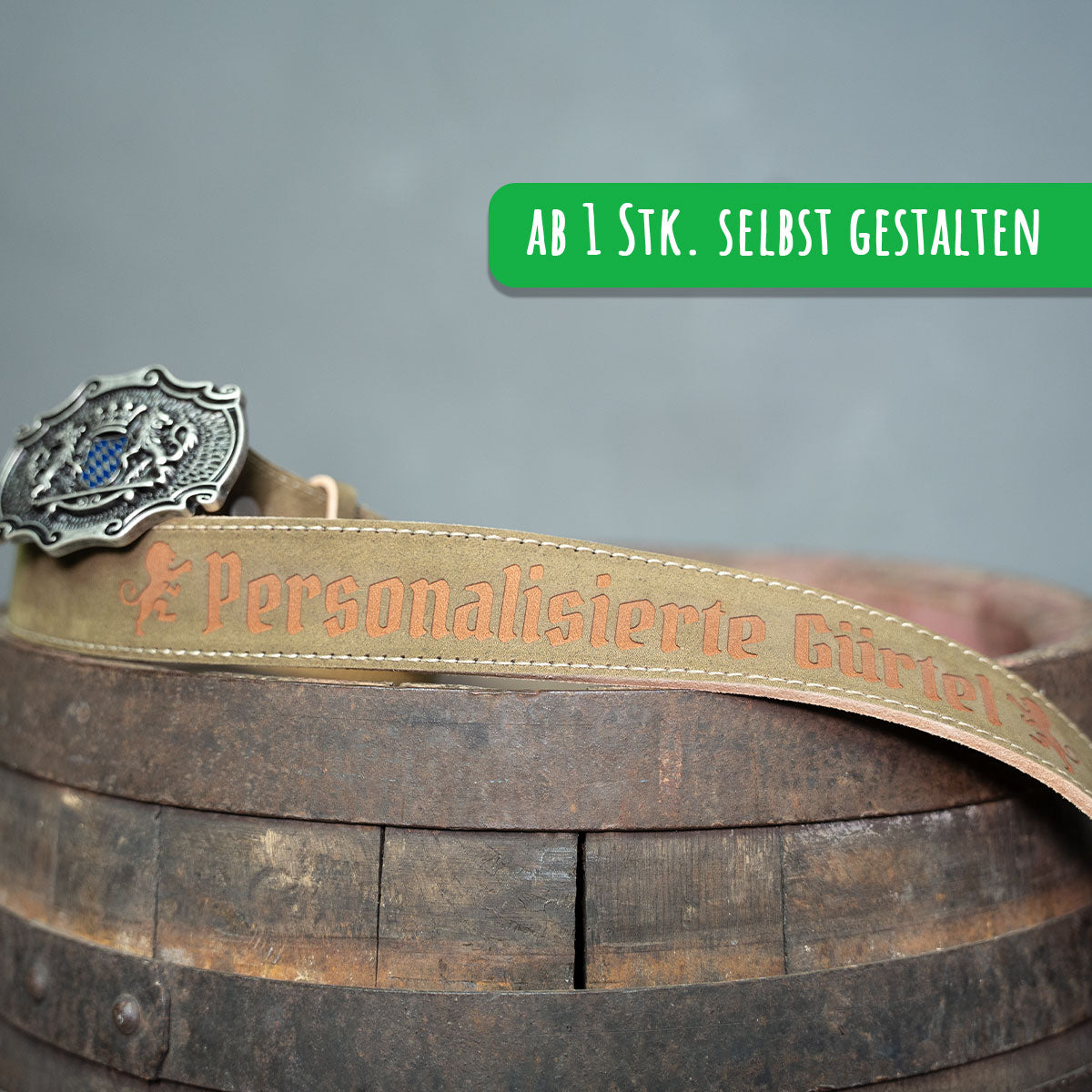 Gürtel Selbst Gestalten ab 1 Stk. mit Logo oder Text