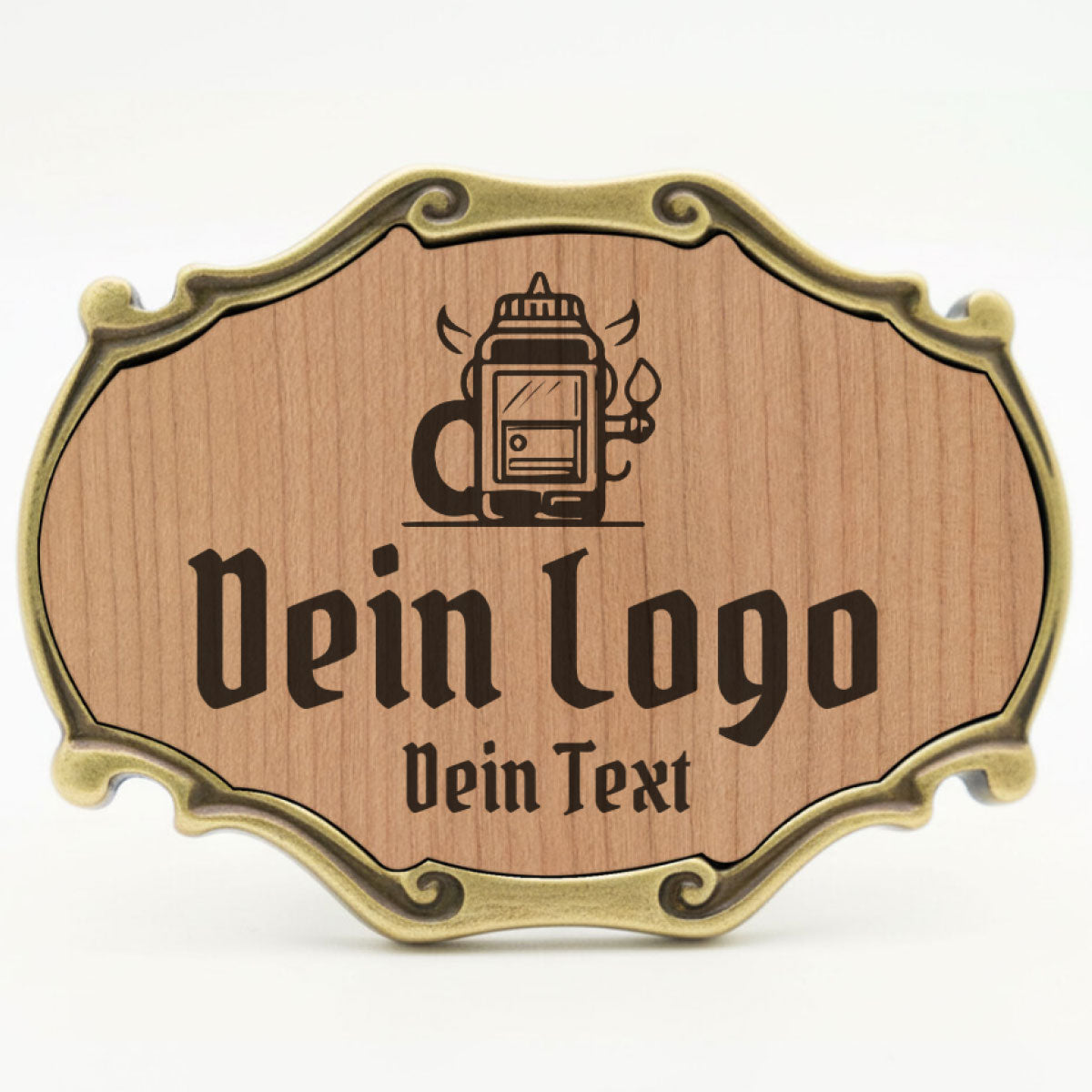 Trachten Gürtelschnalle mit eigenem Logo ab 1 Stk.