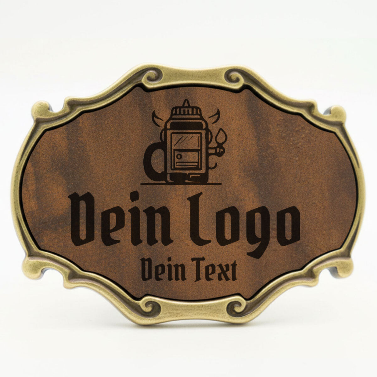 Trachten Gürtelschnalle mit eigenem Logo ab 1 Stk.