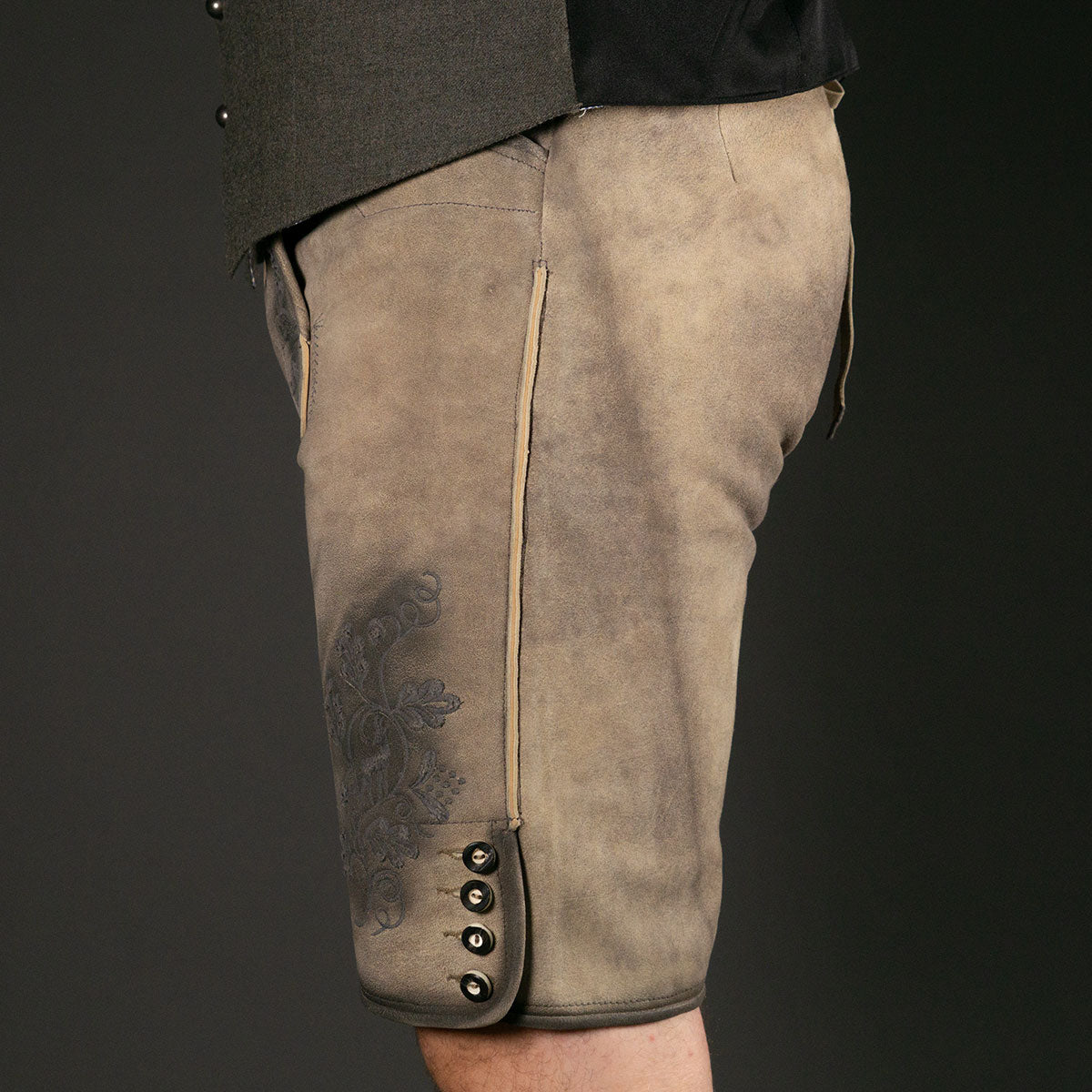 Datschi Trachten Lederhose Paul Beige - Datschi Trachten