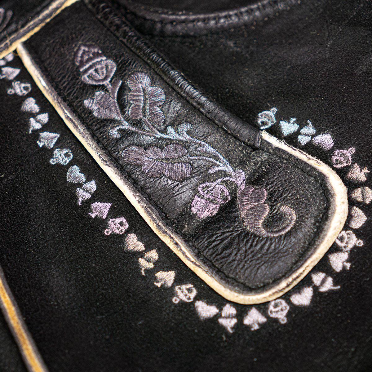 Himmel Arsch und Zwirn Lederhose Boandlkaspar Speckig Kohle Grau - Datschi Trachten