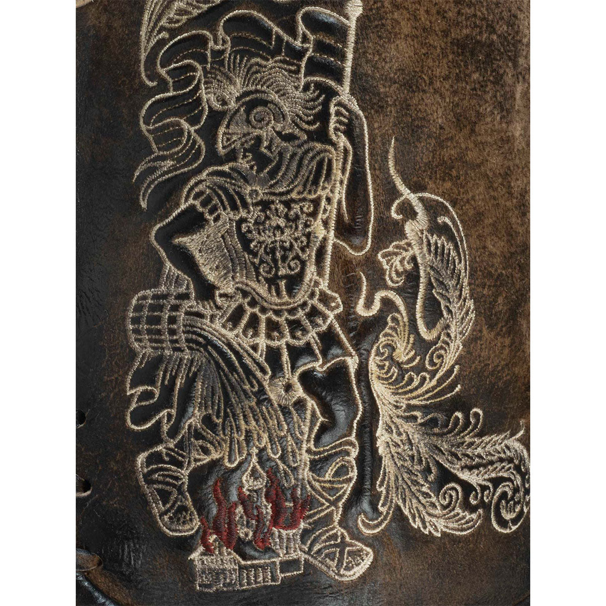 Himmel Arsch und Zwirn Lederhose St. Florian Speckig Tabak Champagne - Datschi Trachten