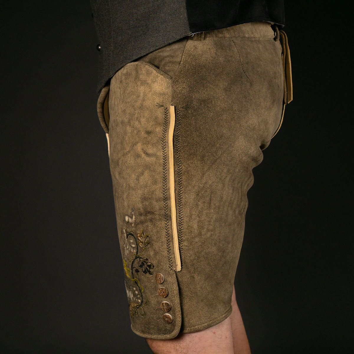 Beckert Hirsch Lederhose Hochkönig sämisch - Datschi Trachten