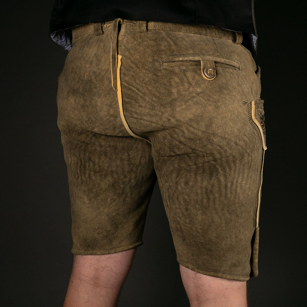 Beckert Hirsch Lederhose Hochkönig sämisch - Datschi Trachten