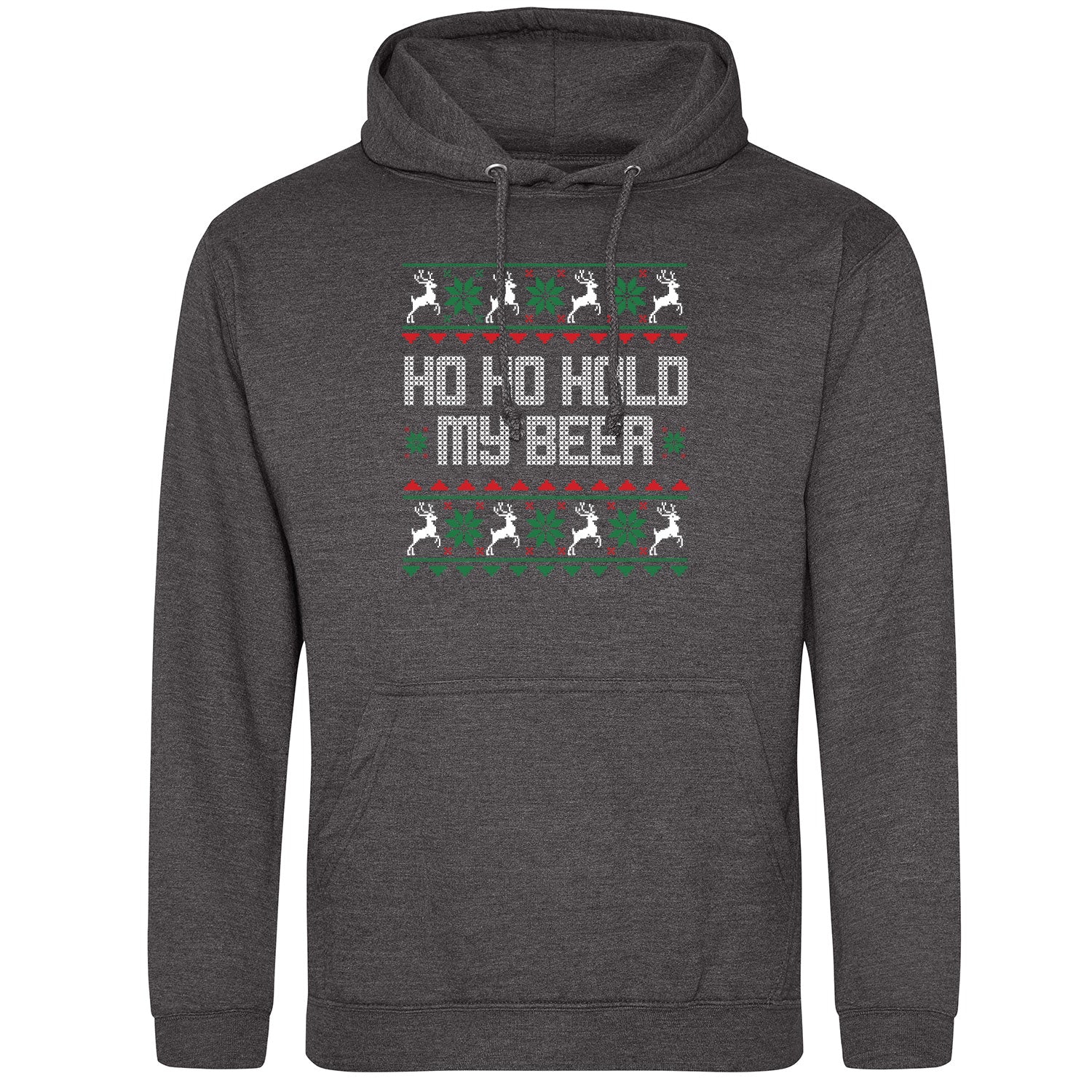 HO HO Hold my Beer Ugly Christmas Hoodie - Datschi Trachten