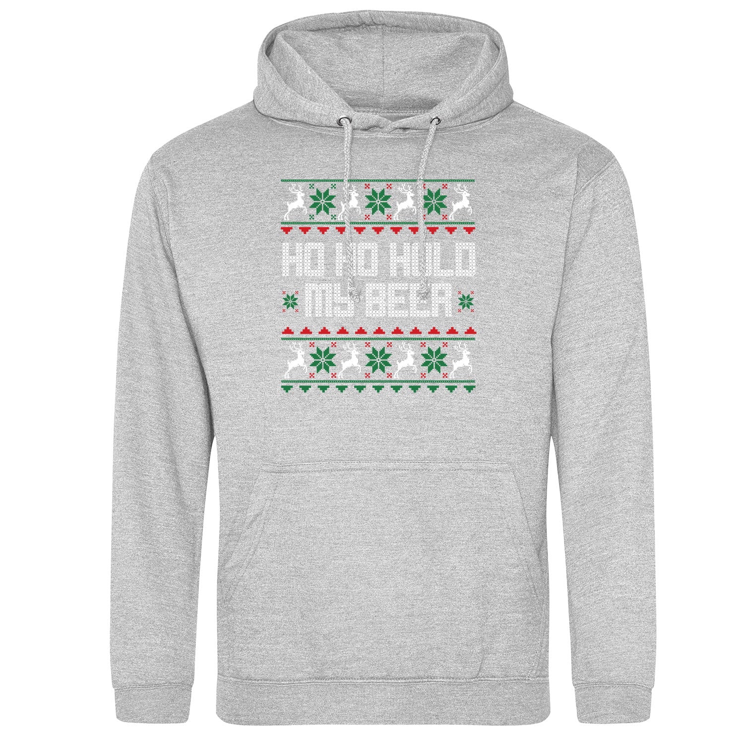 HO HO Hold my Beer Ugly Christmas Hoodie - Datschi Trachten