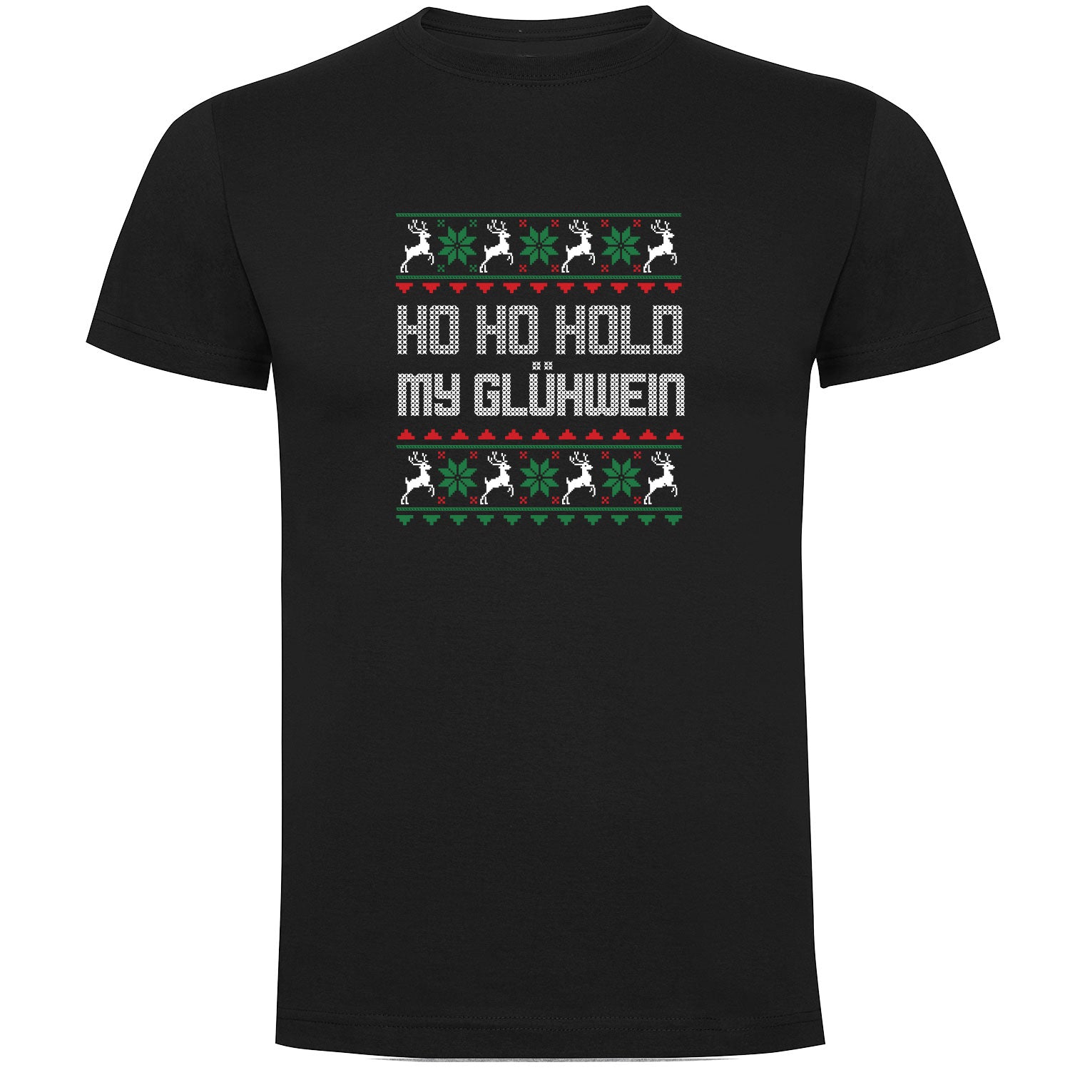 HO HO Hold my Glühwein Herren T-shirt