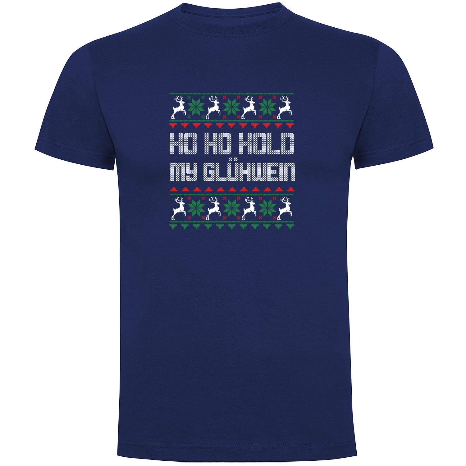 HO HO Hold my Glühwein Herren T-shirt