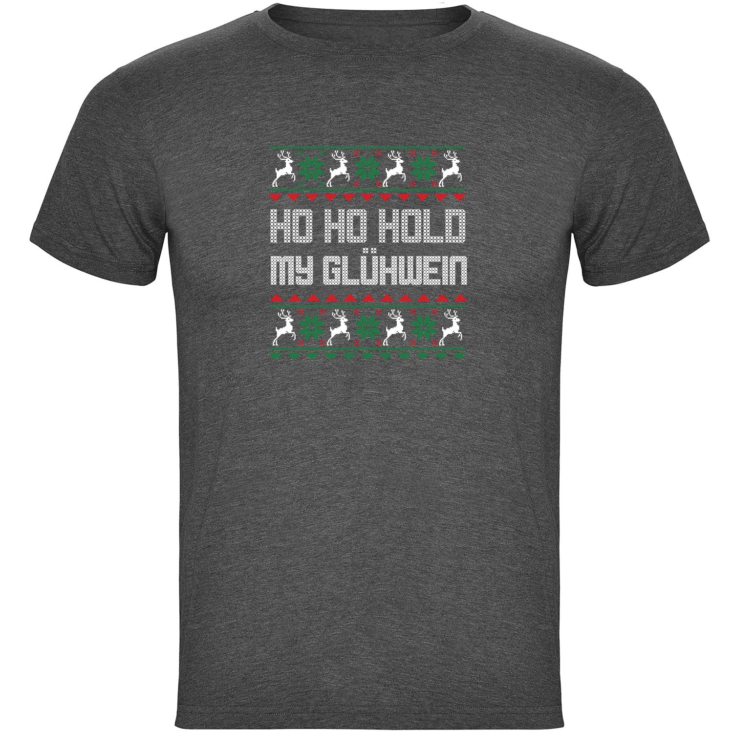HO HO Hold my Glühwein Herren T-shirt