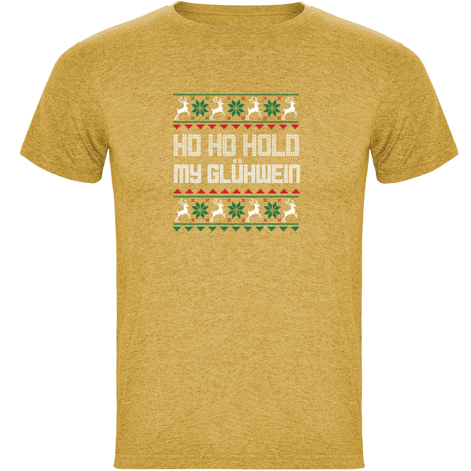 HO HO Hold my Glühwein Herren T-shirt - Datschi Trachten