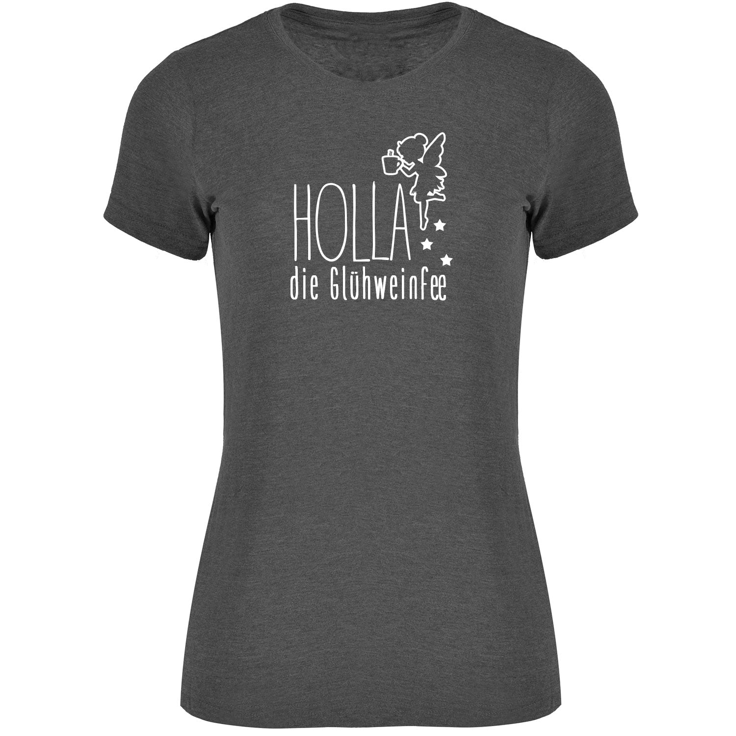 Holla die Glühweinfee Damen Tshirt - Datschi Trachten