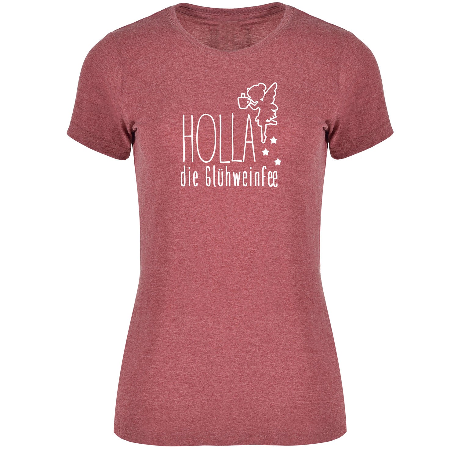 Holla die Glühweinfee Damen Tshirt - Datschi Trachten