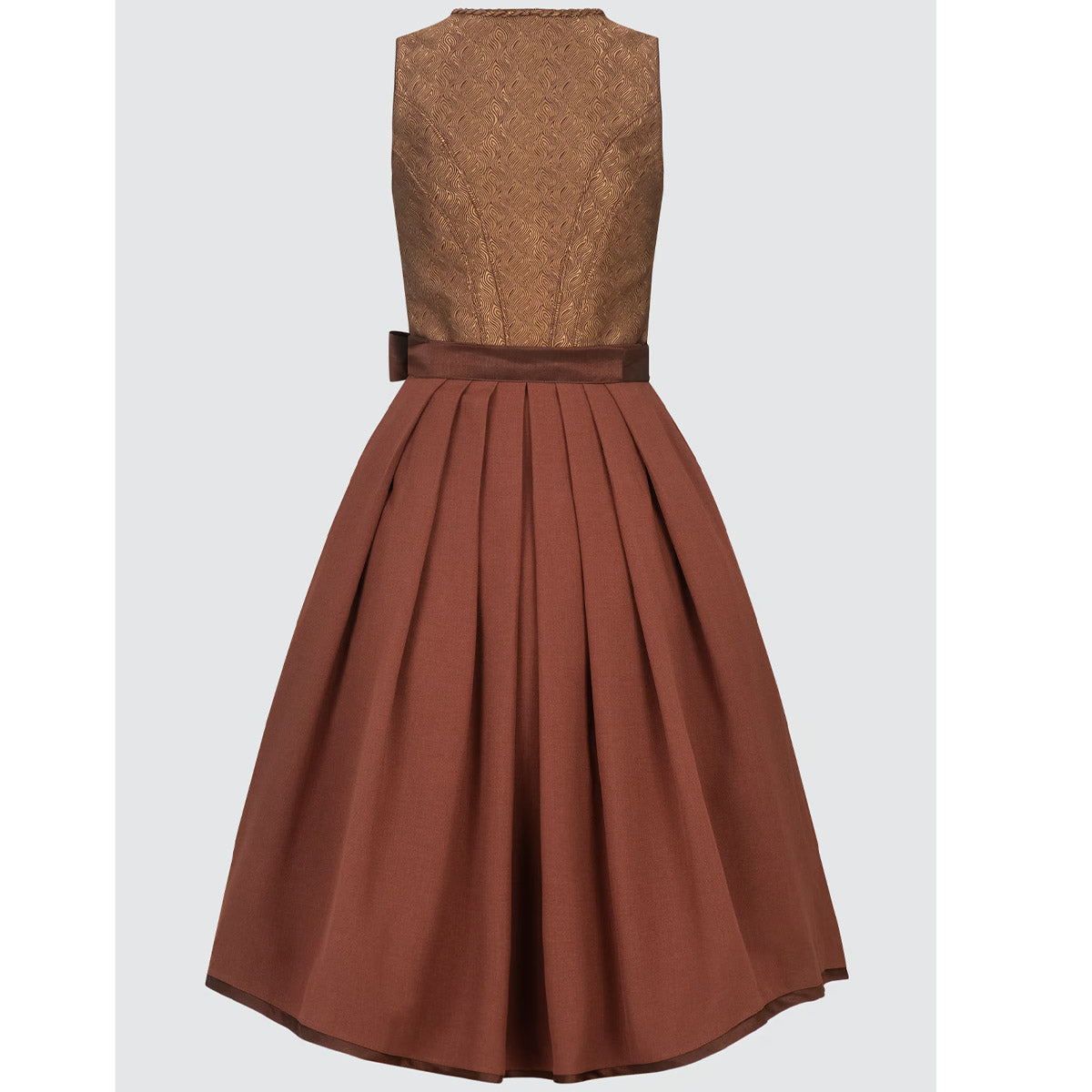 Krüger Dirndl Tamika Rost Braun Bronze Elegant 70cm - Datschi Trachten