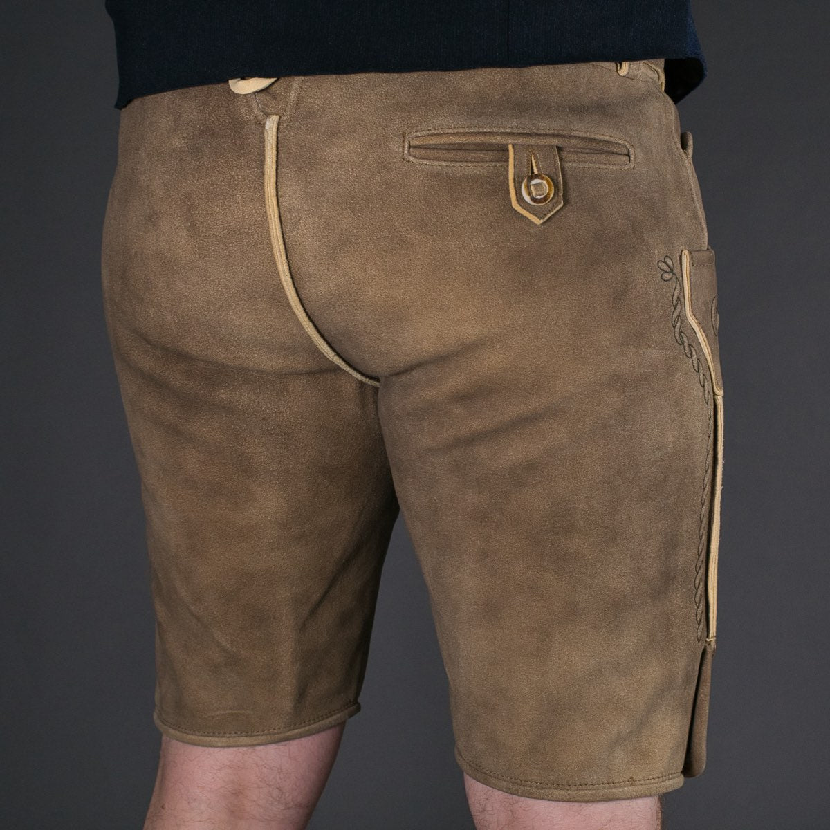 Datschi Trachten Lederhose Anton Sämisch Sand/Beige - Datschi Trachten
