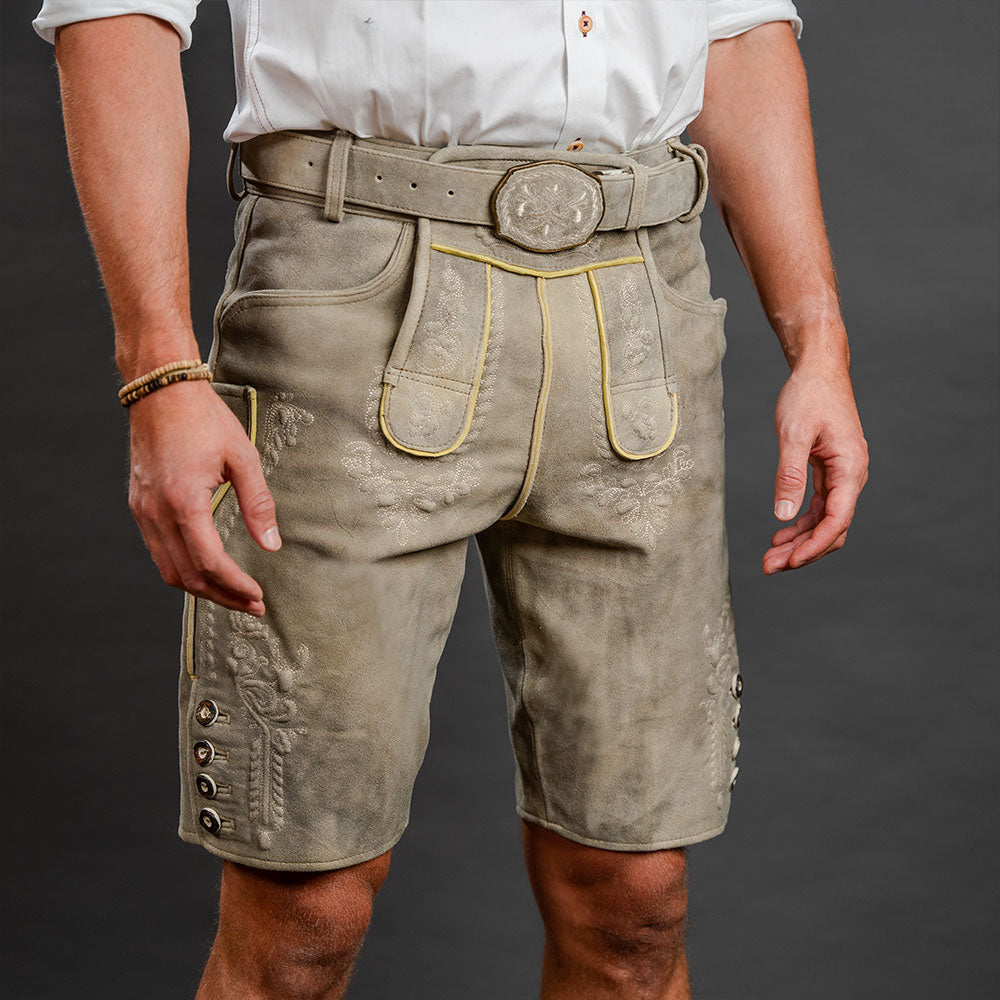 Datschi Trachten Lederhose Reinhard Hell/Beige - Datschi Trachten