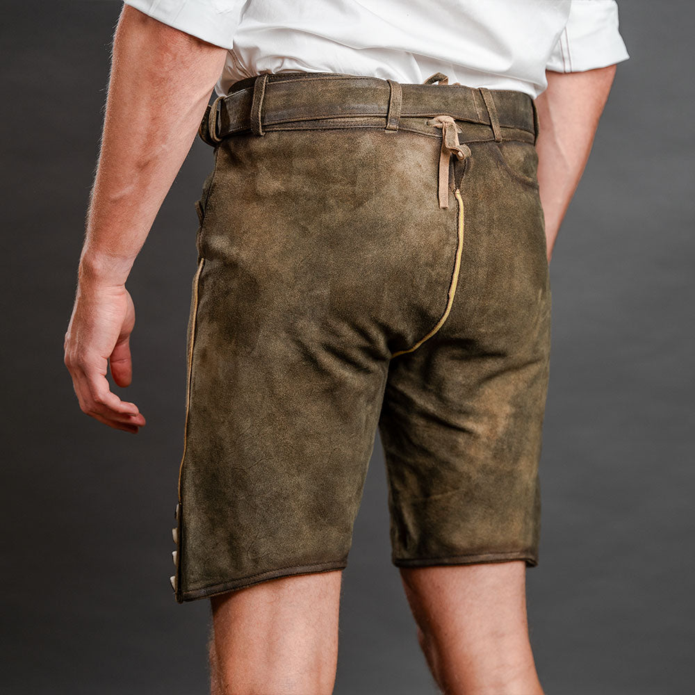 Datschi Trachten Lederhose Sigmund Braun - Datschi Trachten