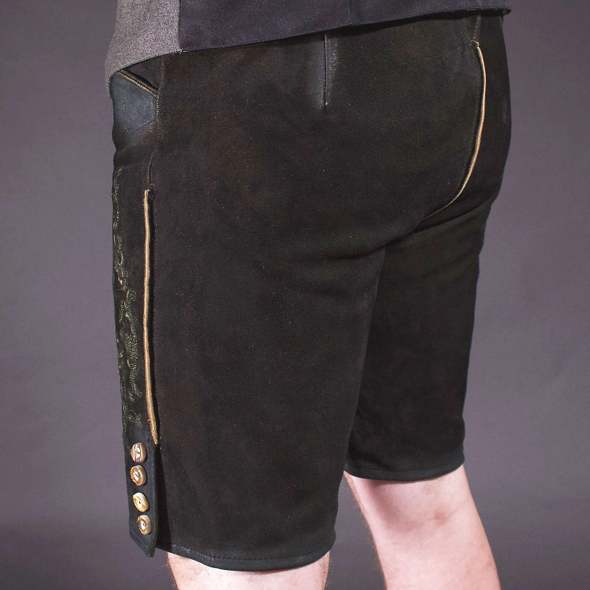 Datschi Trachten Lederhose Valentin Schwarz - Datschi Trachten