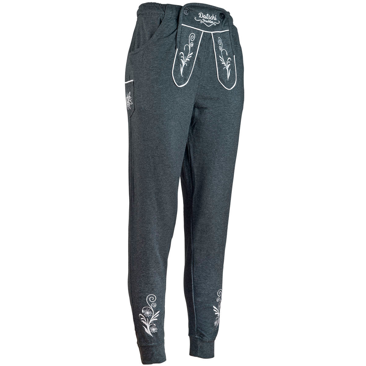 Trachten Jogginghose Lang Dunkelgrau - Datschi Trachten