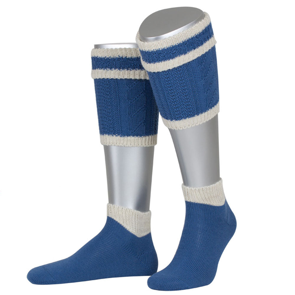 Loferl Loden Tweed Blau Sand 2-teilig