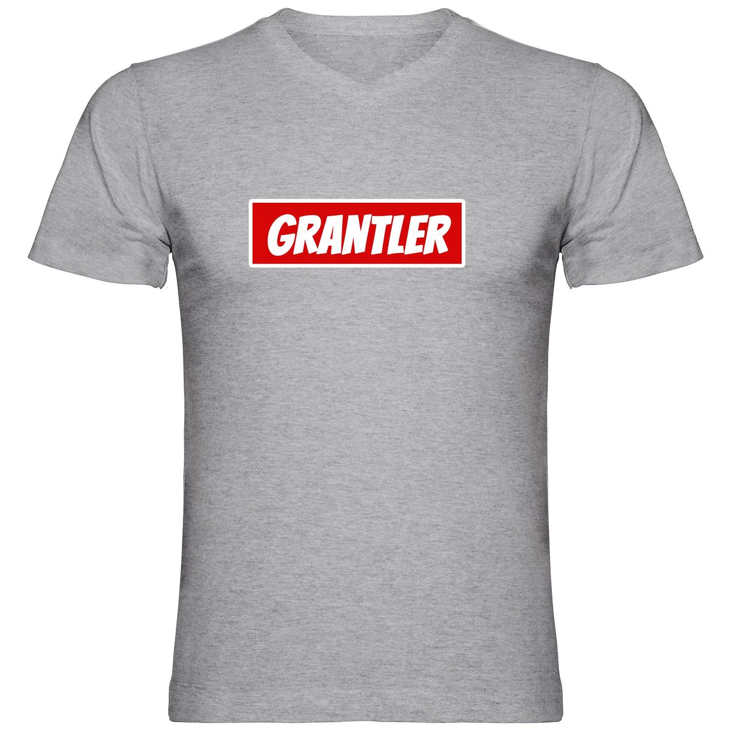 Grantler Logo Tshirt V-Ausschnitt - Datschi Trachten