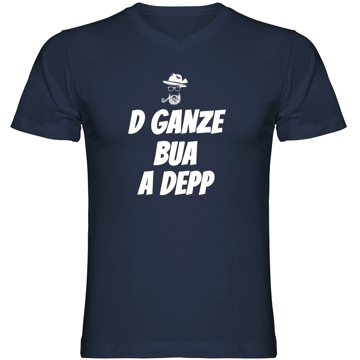 D Ganze Bua A Depp Tshirt V-Ausschnitt - Datschi Trachten