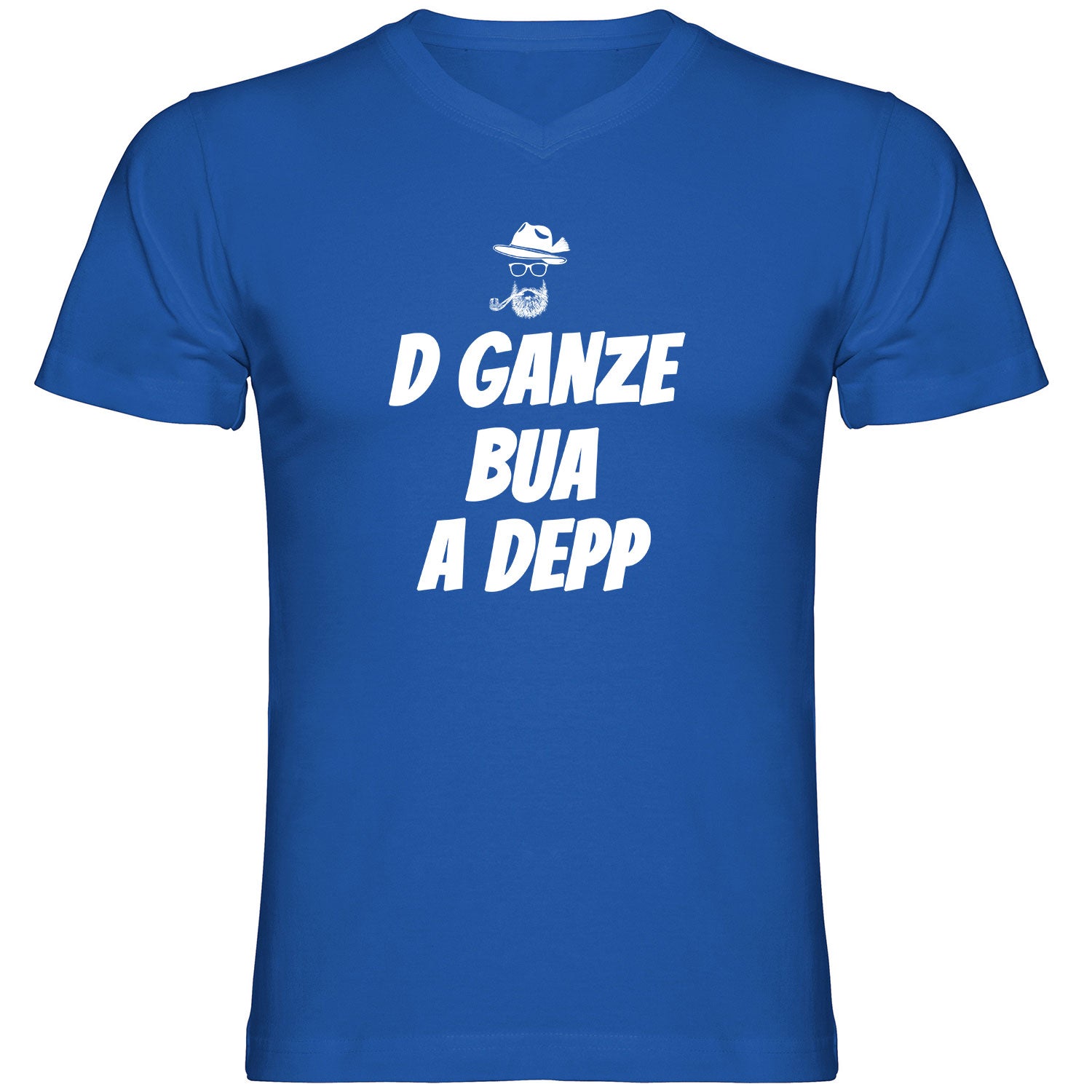 D Ganze Bua A Depp Tshirt V-Ausschnitt - Datschi Trachten