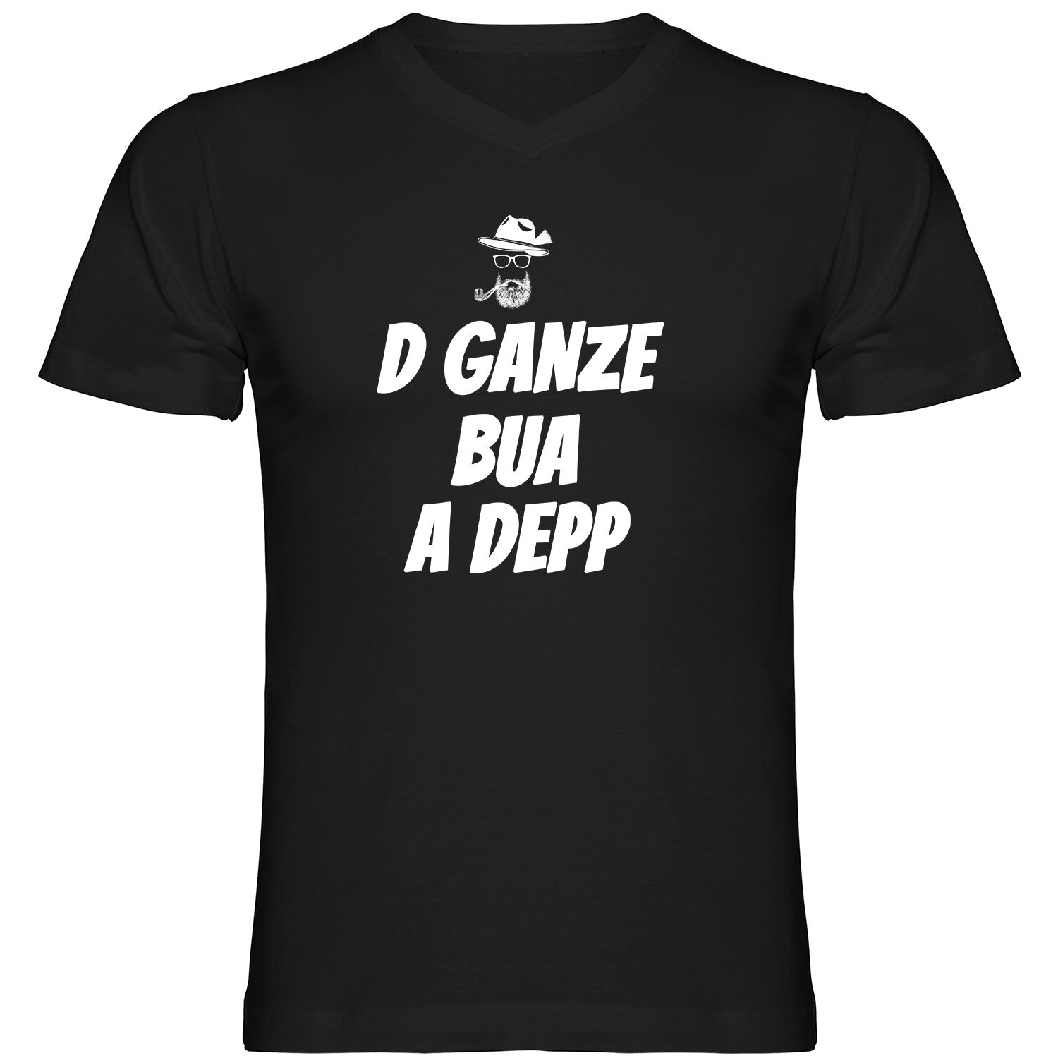 D Ganze Bua A Depp Tshirt V-Ausschnitt - Datschi Trachten