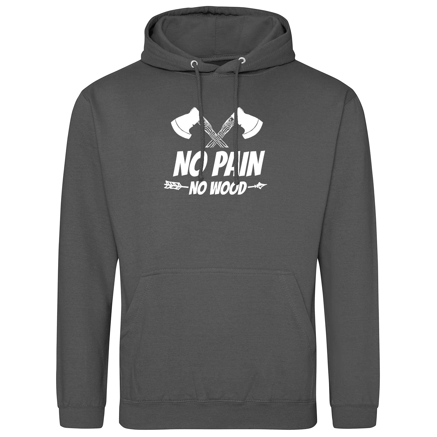 No Pain No Wood Hoodie - Datschi Trachten