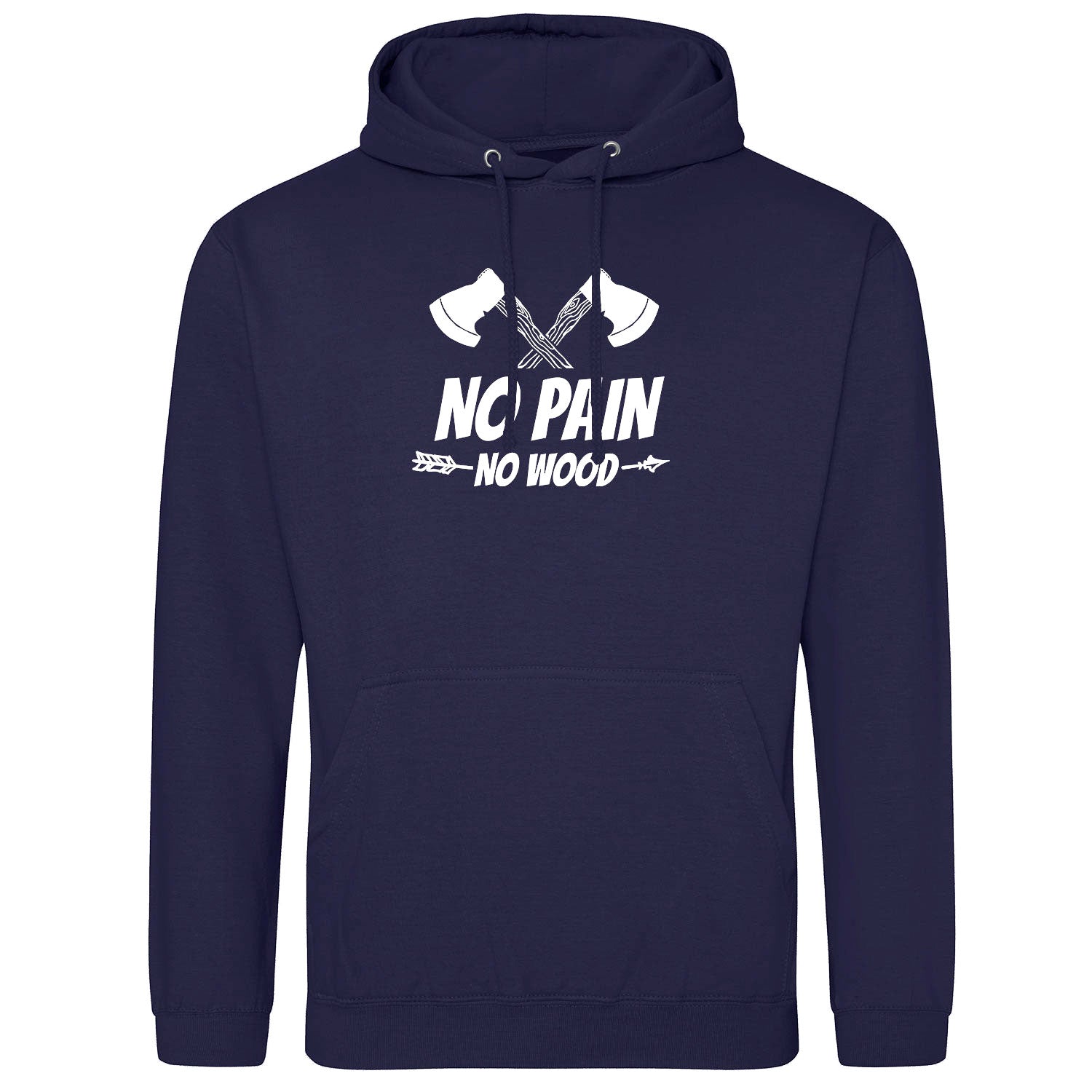 No Pain No Wood Hoodie - Datschi Trachten