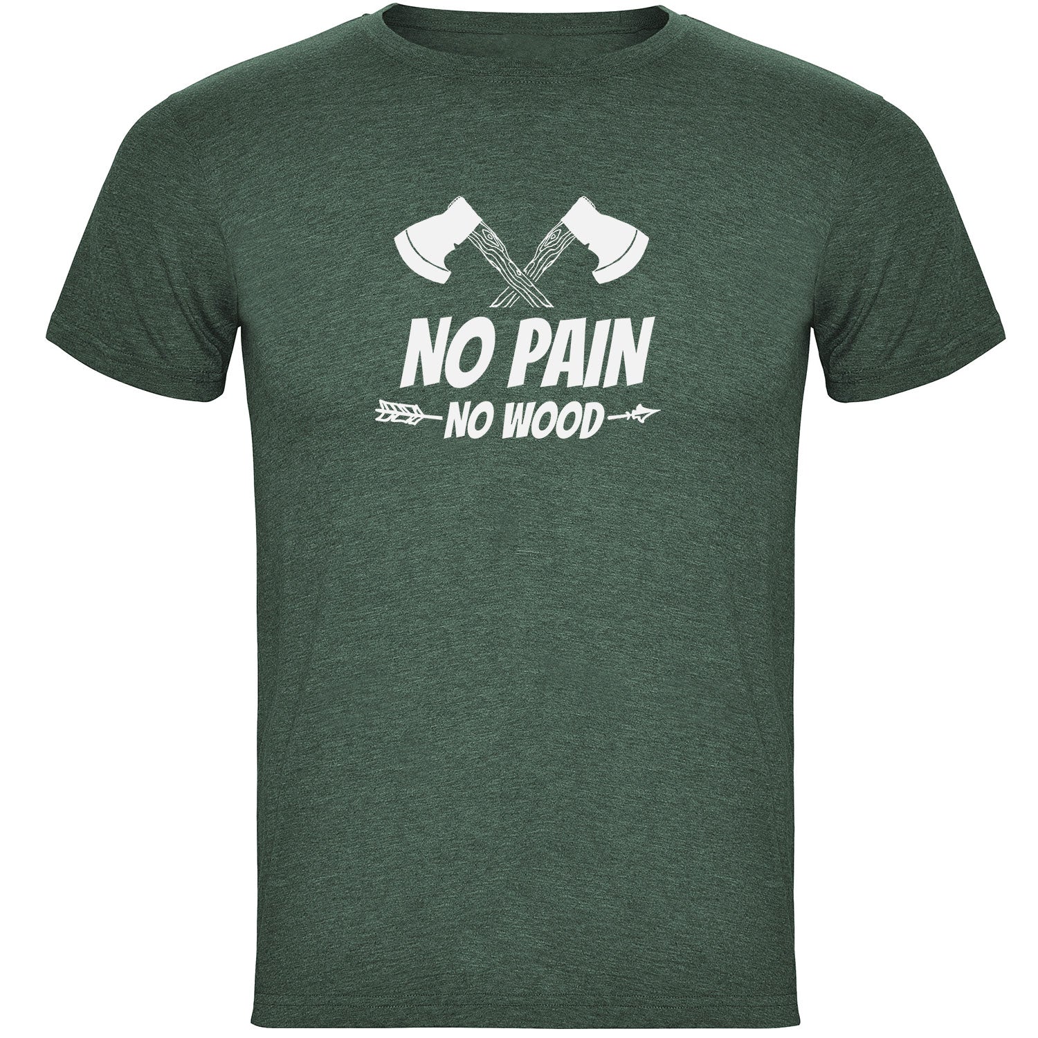 No Pain No Wood Herren T-shirt - Datschi Trachten