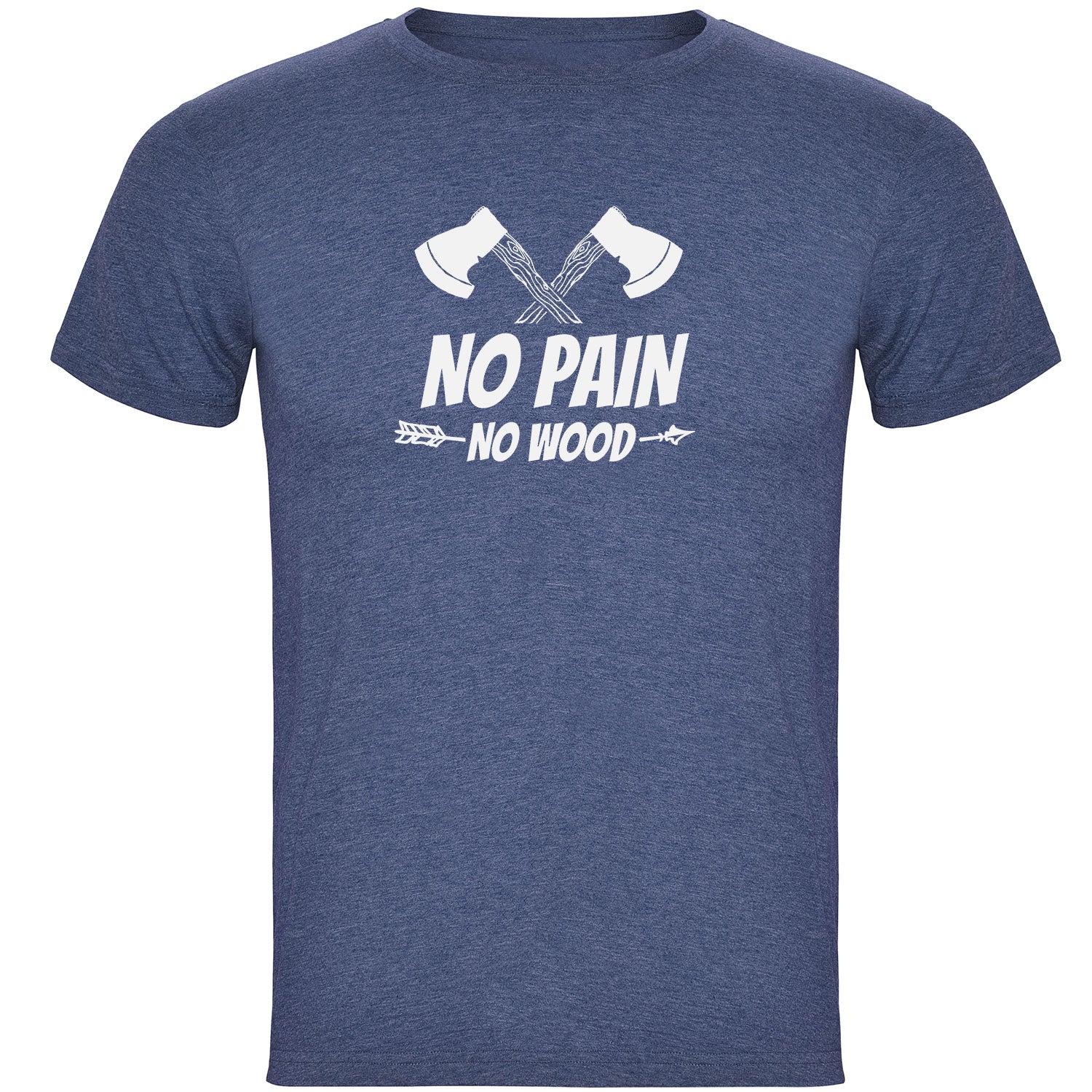 No Pain No Wood Herren T-shirt