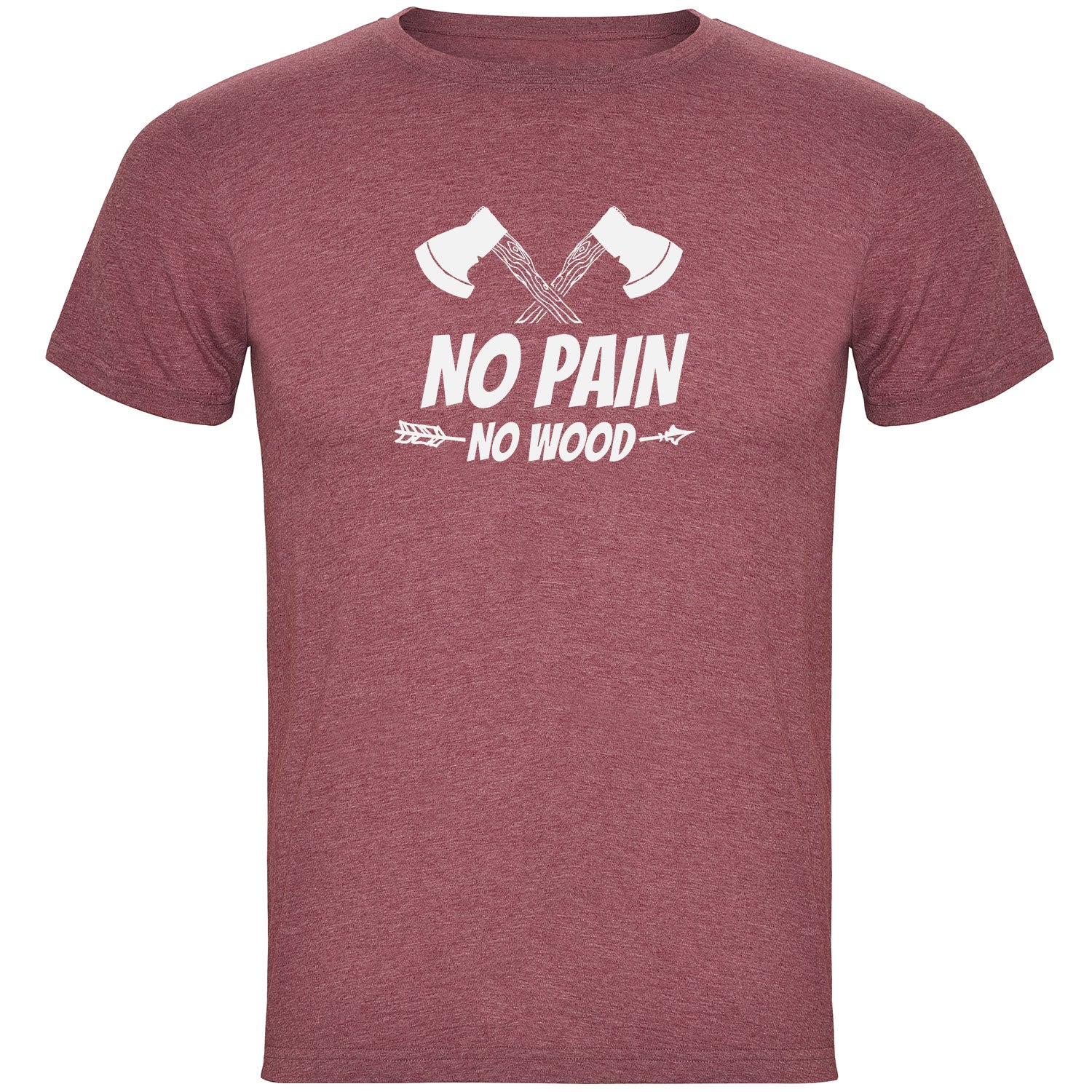 No Pain No Wood Herren T-shirt