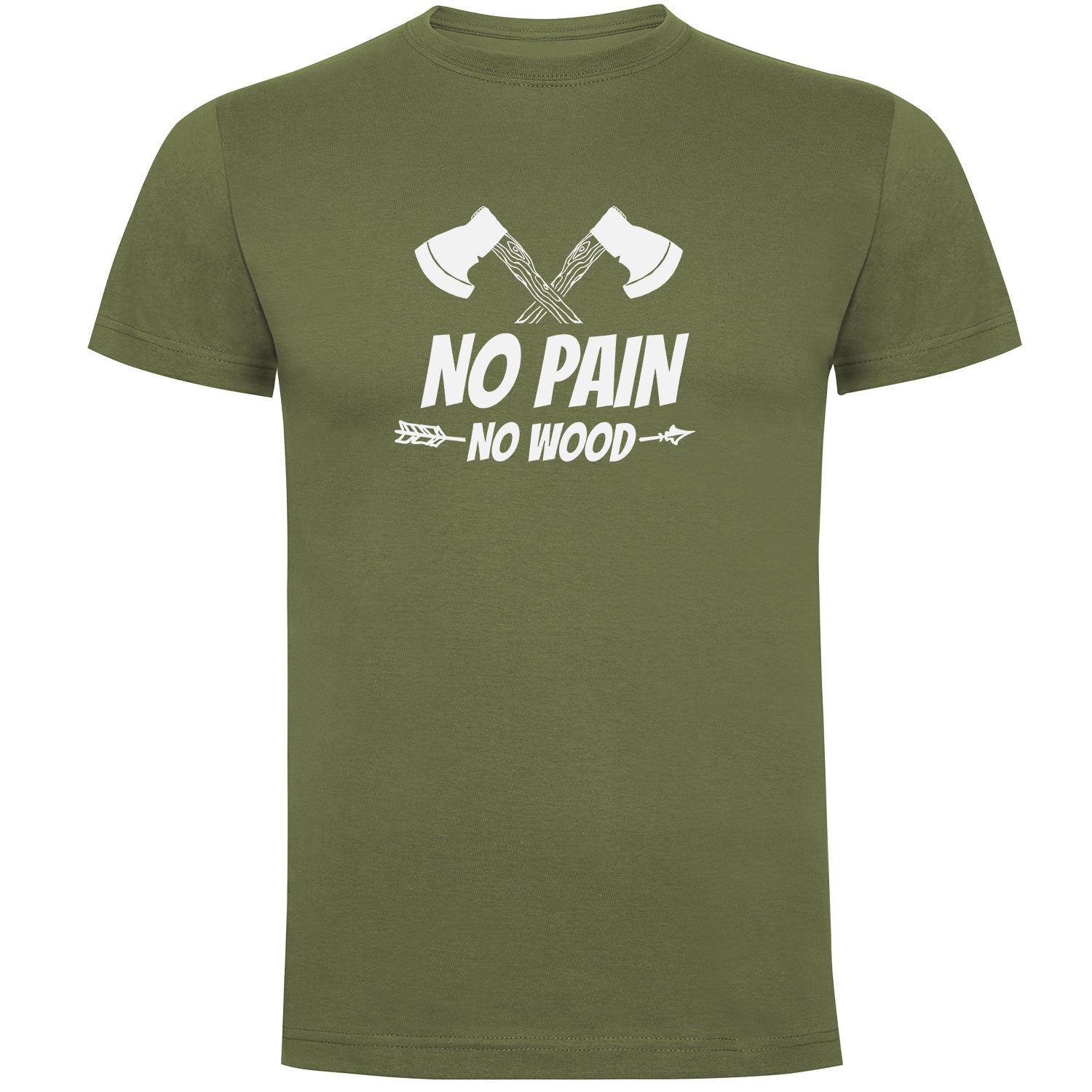 No Pain No Wood Herren T-shirt