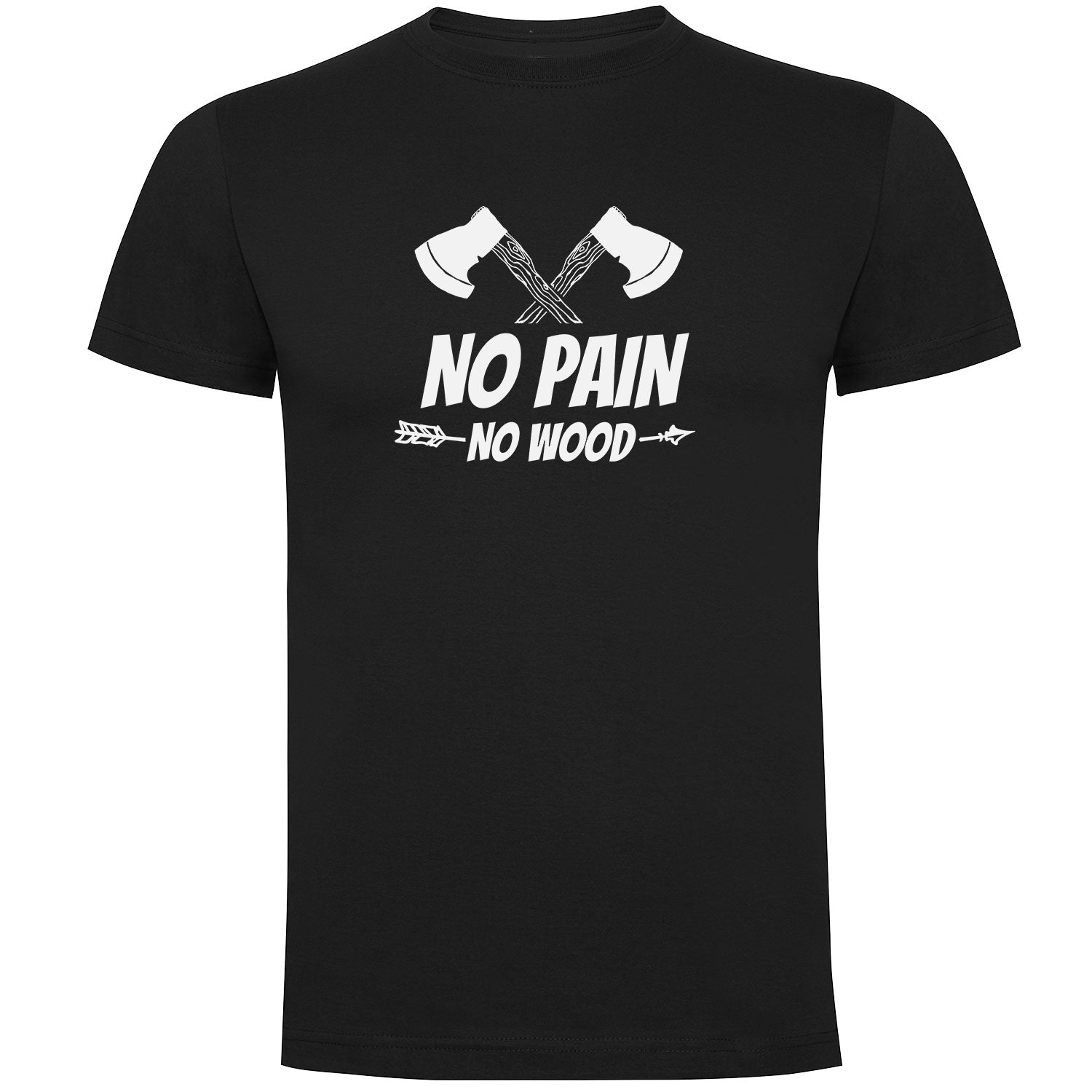 No Pain No Wood Herren T-shirt