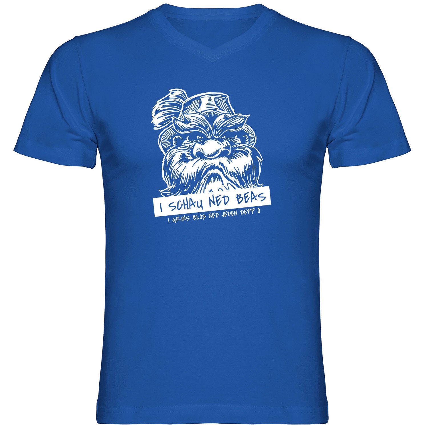 I schau ned Beas Tshirt V-Ausschnitt - Datschi Trachten