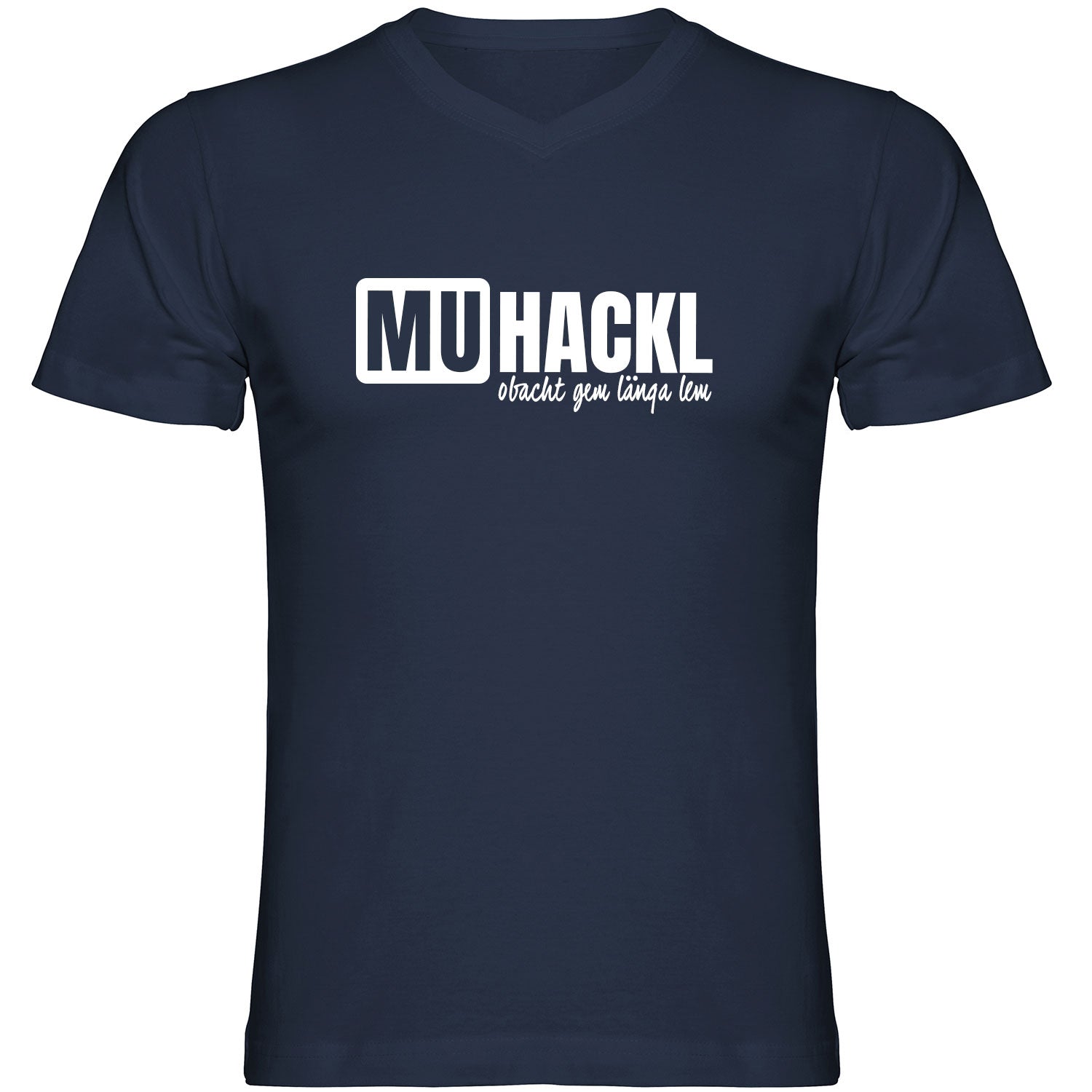 Muhackl Herren Tshirt V-Ausschnitt - Datschi Trachten