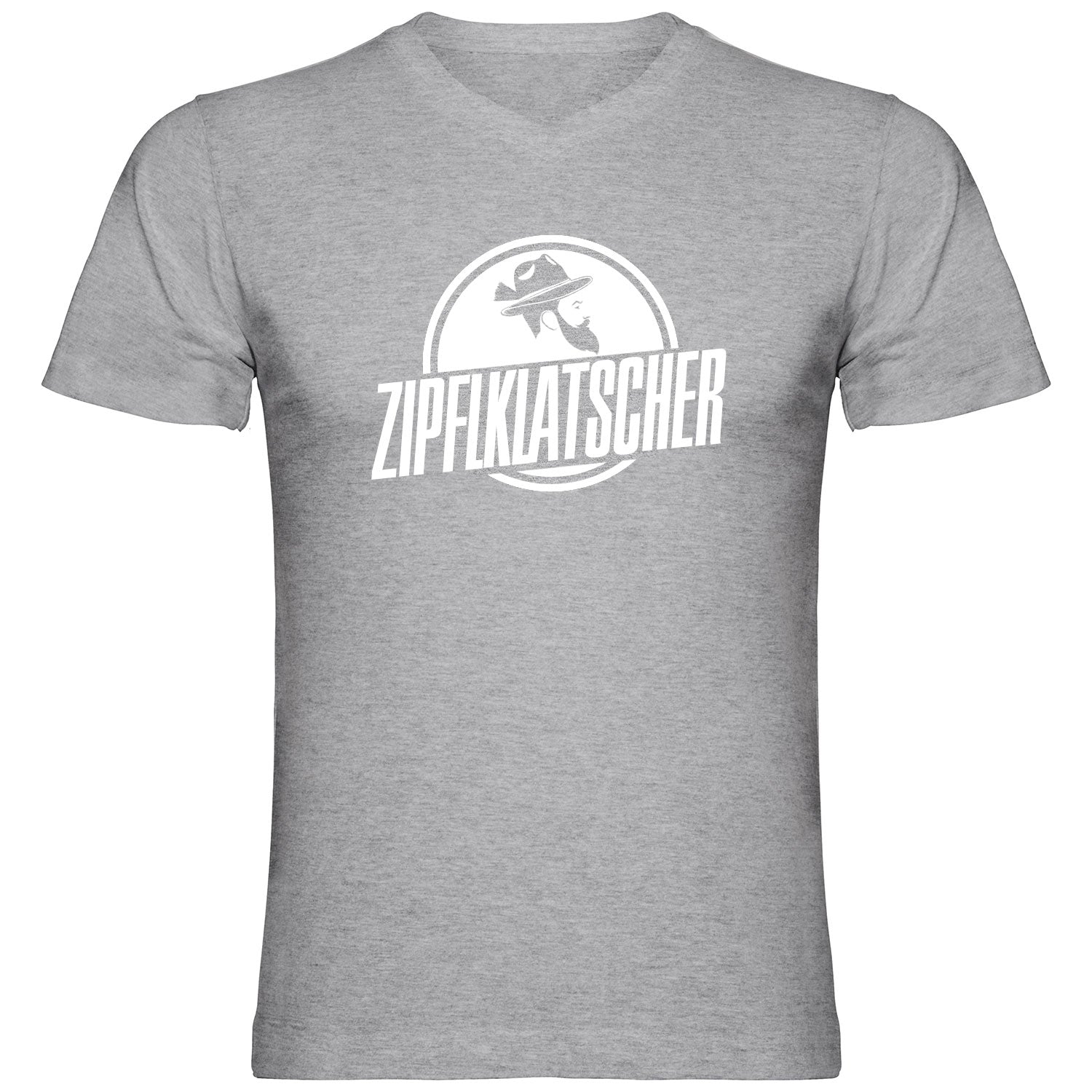 Zipfklatscher Herren Tshirt V-Ausschnitt - Datschi Trachten