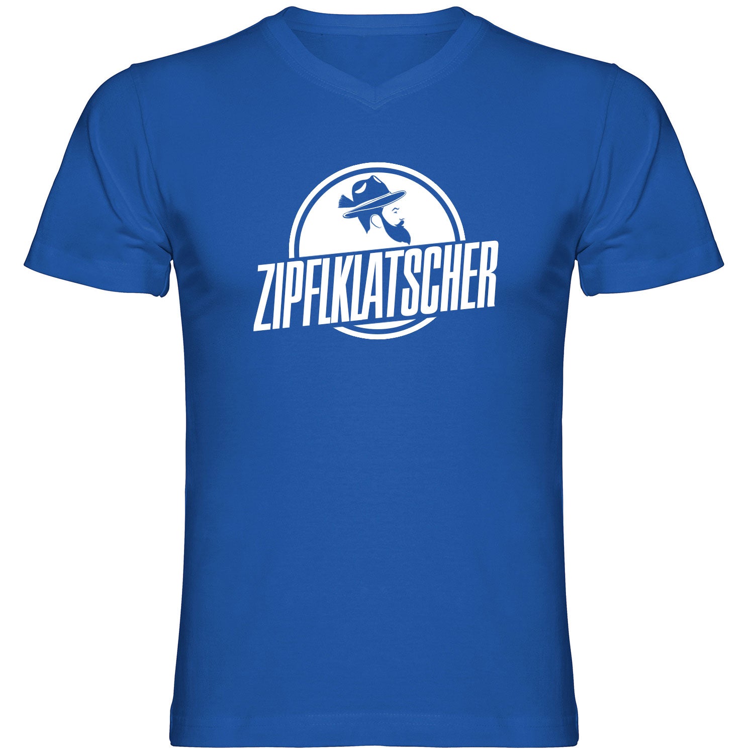 Zipfklatscher Herren Tshirt V-Ausschnitt - Datschi Trachten